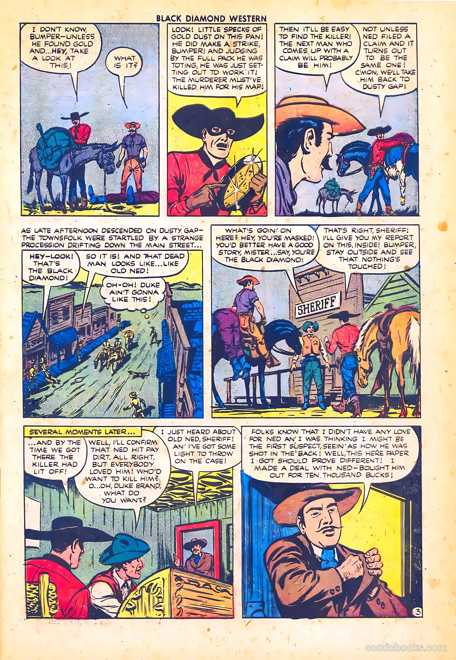 Black Diamond Western #36 (1952) — page 5 of 36
