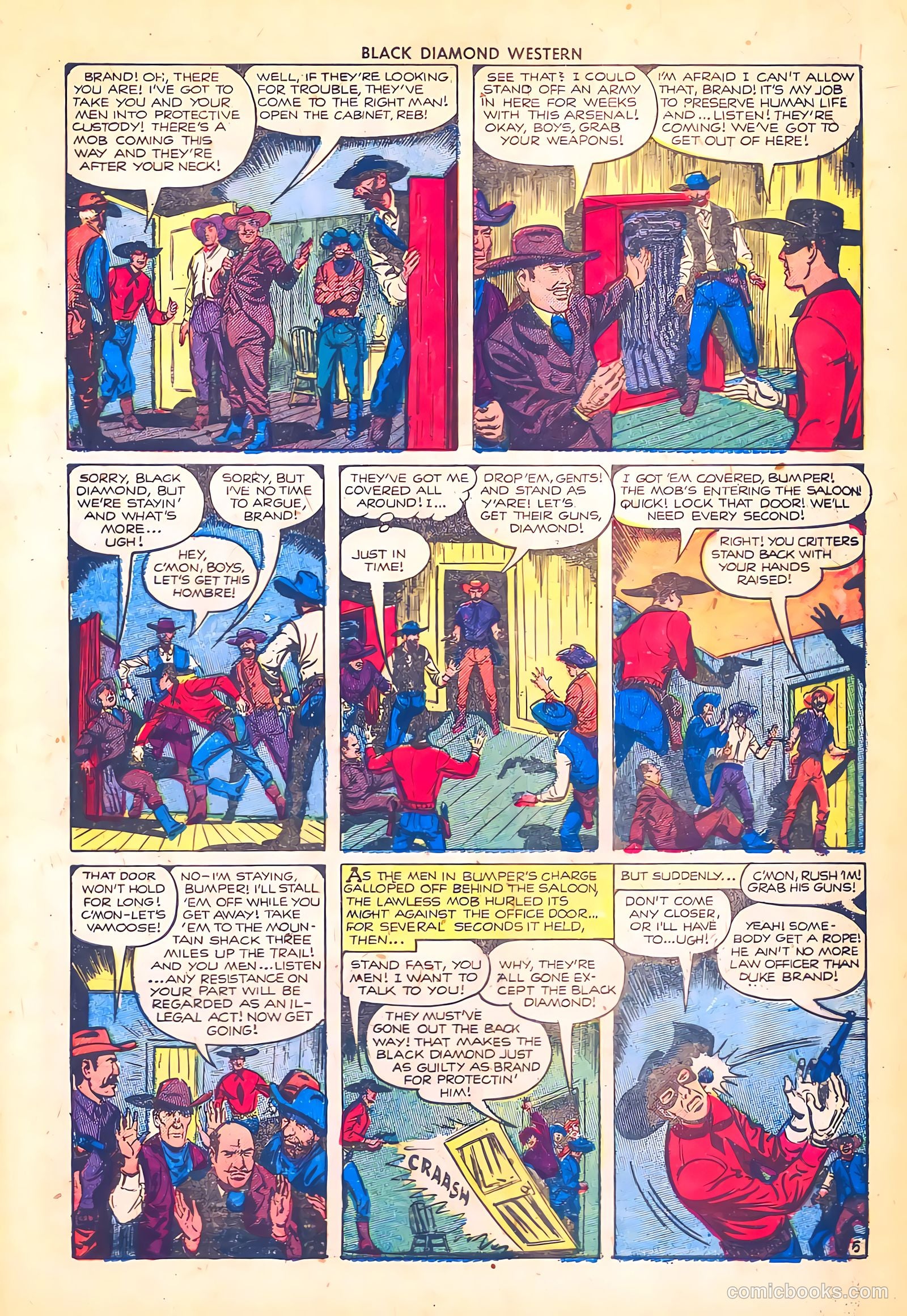 Black Diamond Western #36 (1952) — page 7 of 36