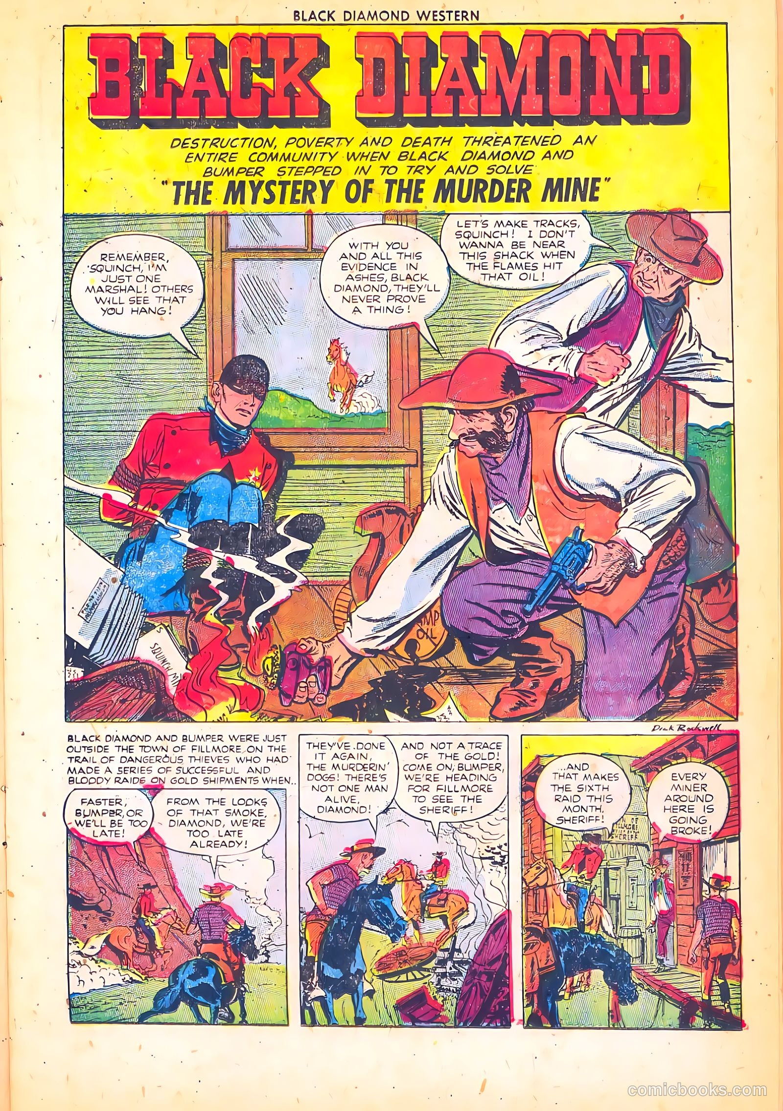 Black Diamond Western #36 (1952) — page 13 of 36