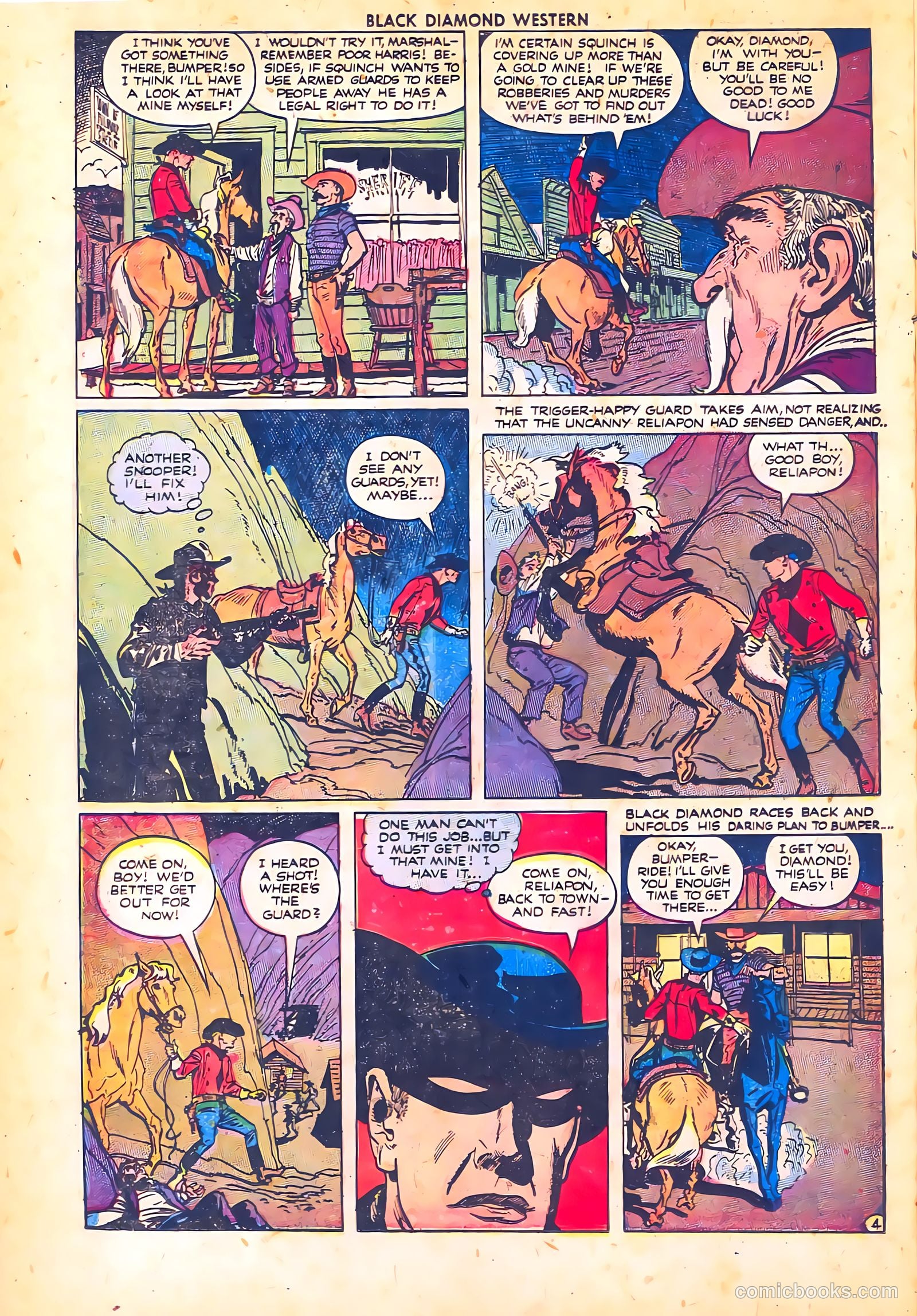 Black Diamond Western #36 (1952) — page 16 of 36
