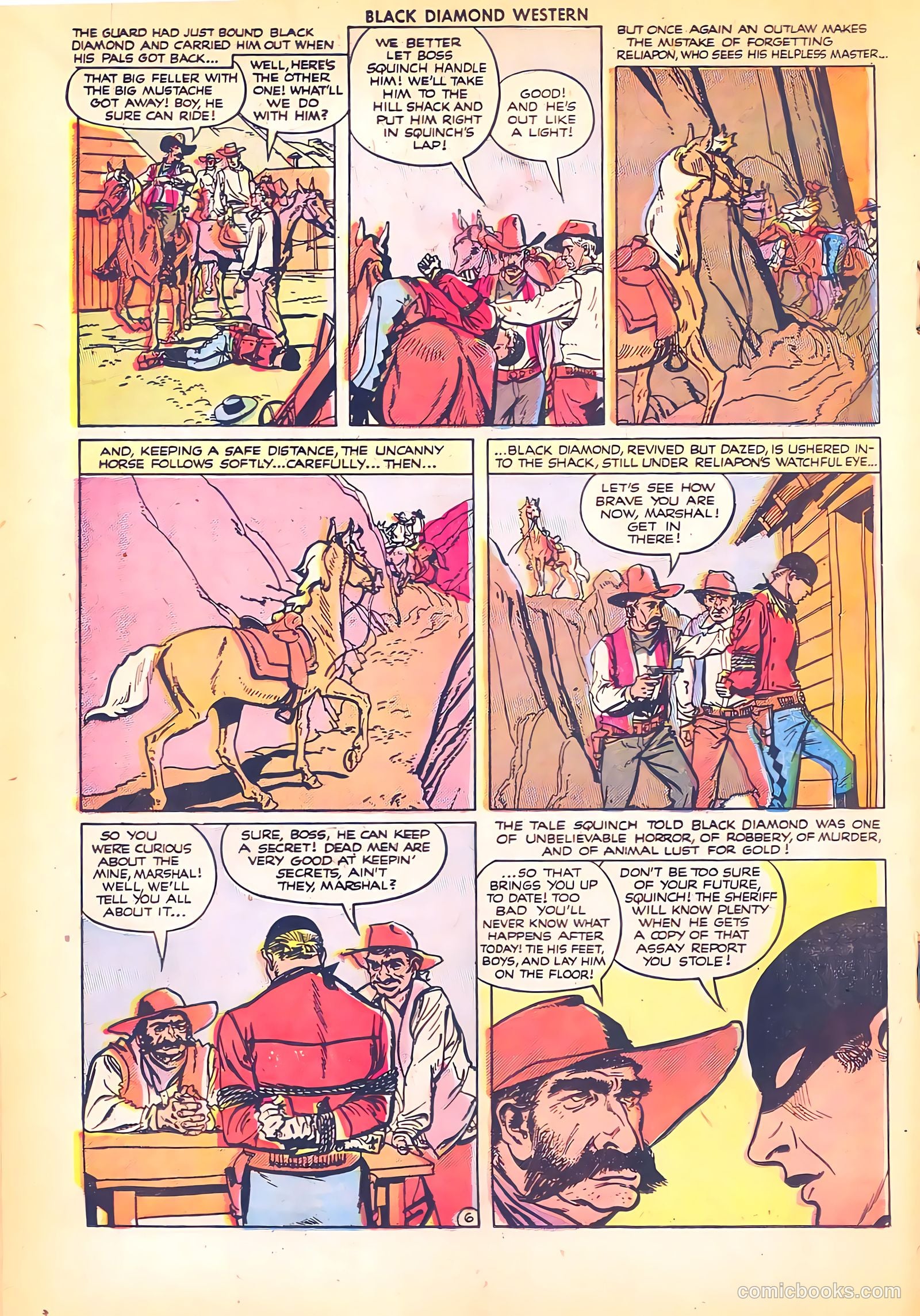 Black Diamond Western #36 (1952) — page 18 of 36