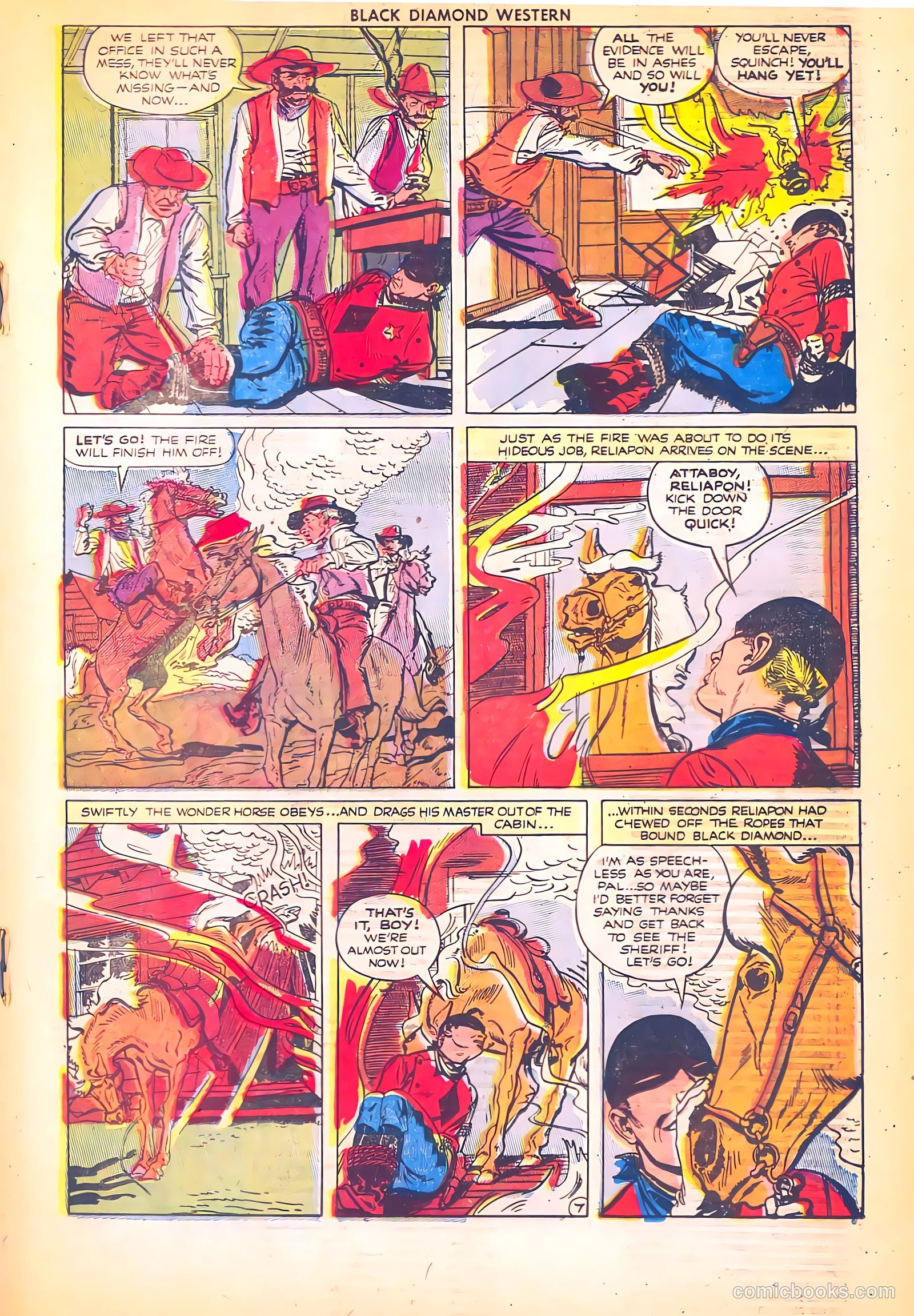 Black Diamond Western #36 (1952) — page 19 of 36
