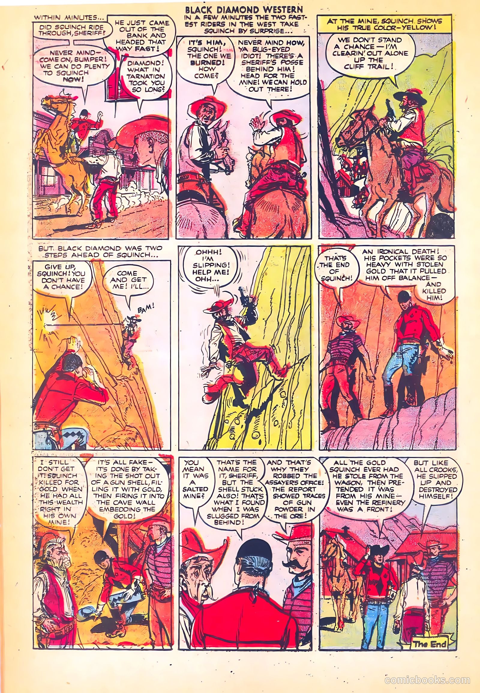 Black Diamond Western #36 (1952) — page 20 of 36