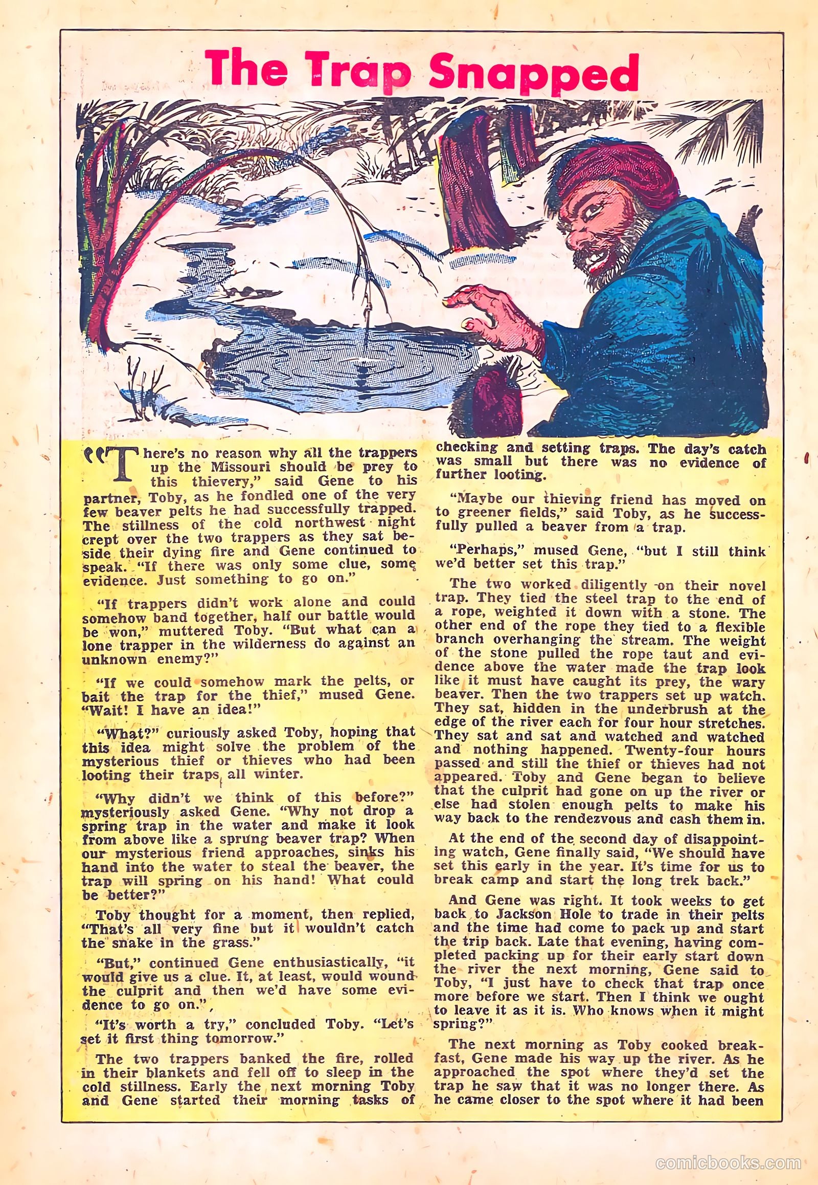 Black Diamond Western #36 (1952) — page 22 of 36