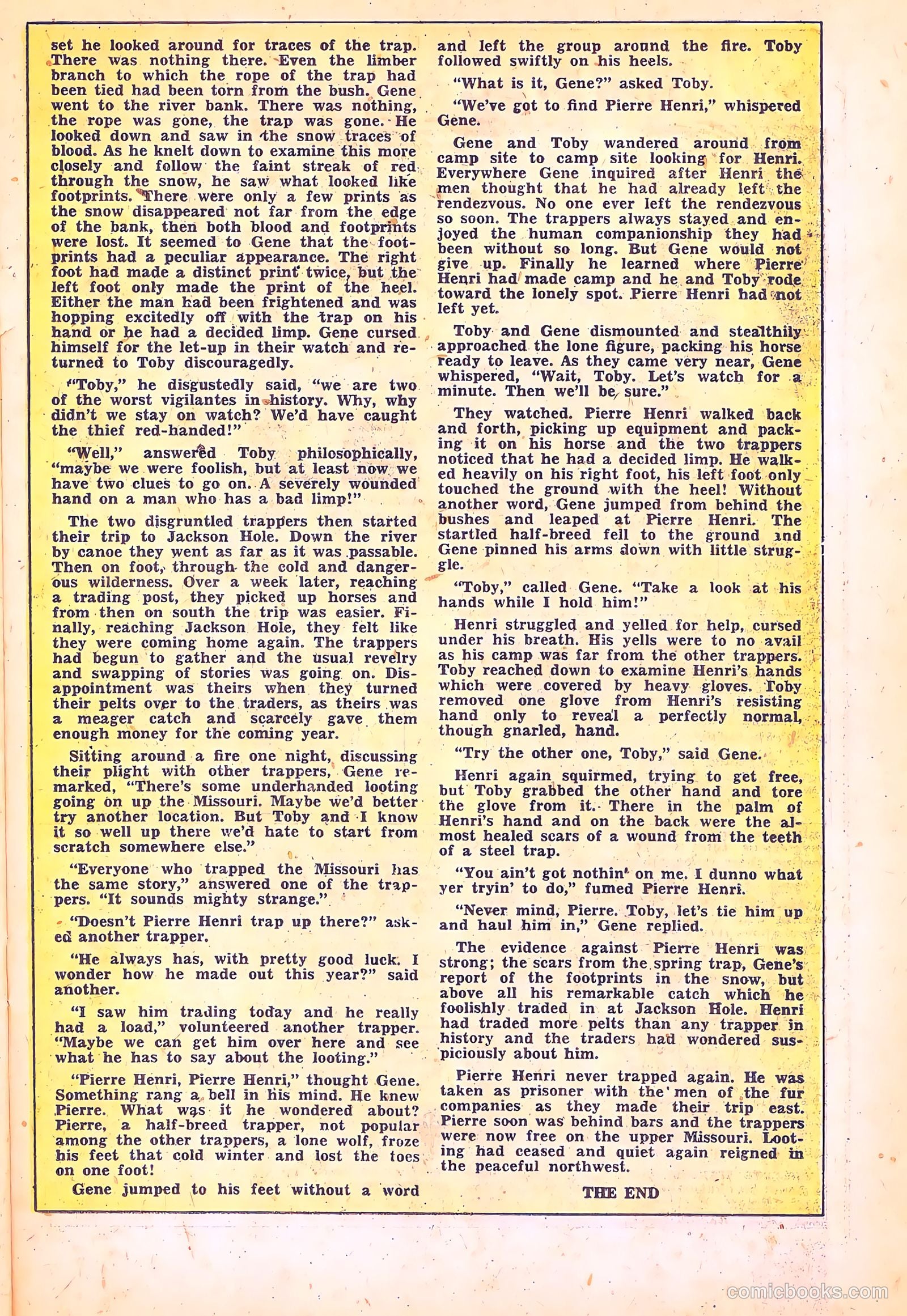 Black Diamond Western #36 (1952) — page 23 of 36