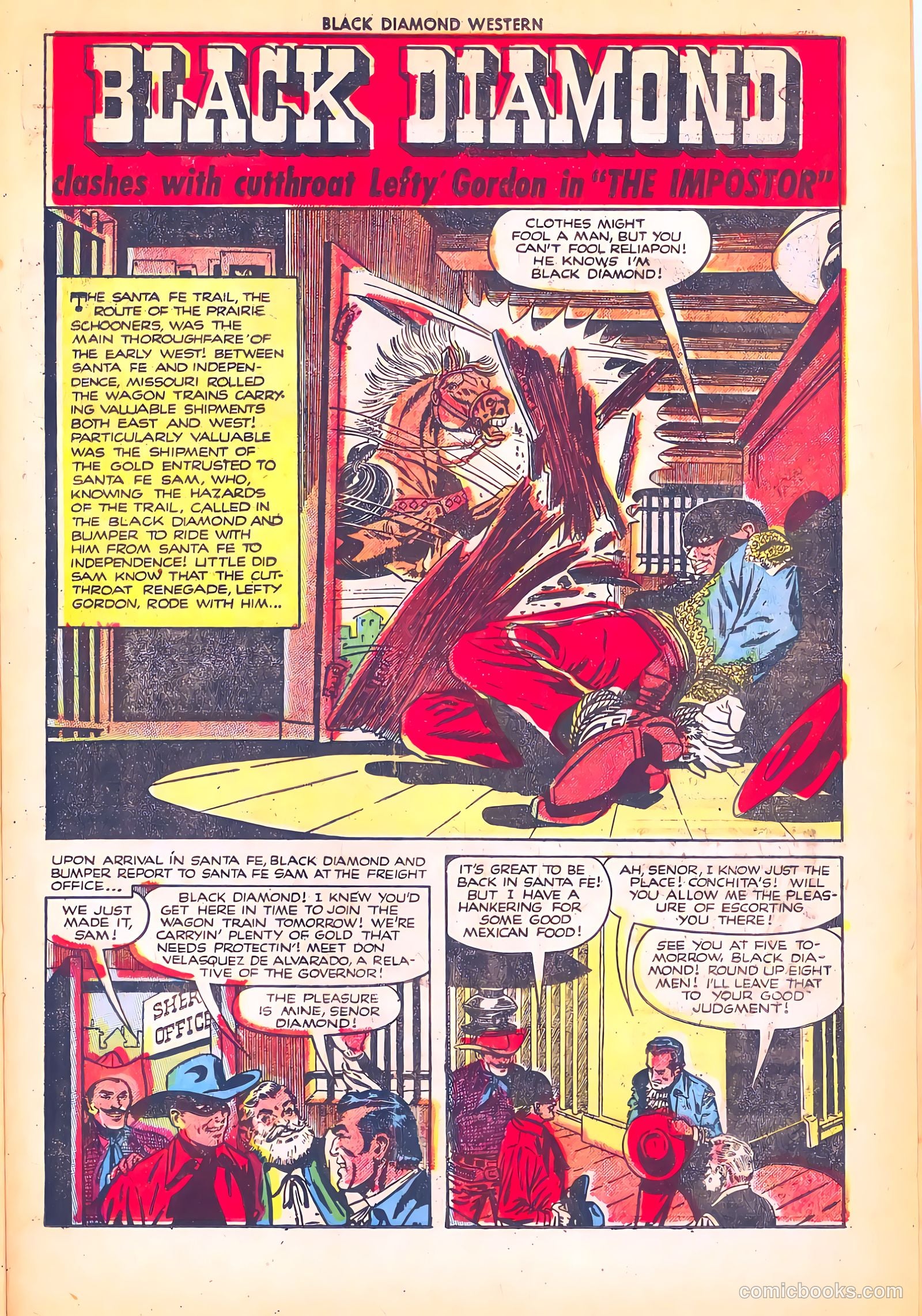 Black Diamond Western #36 (1952) — page 25 of 36