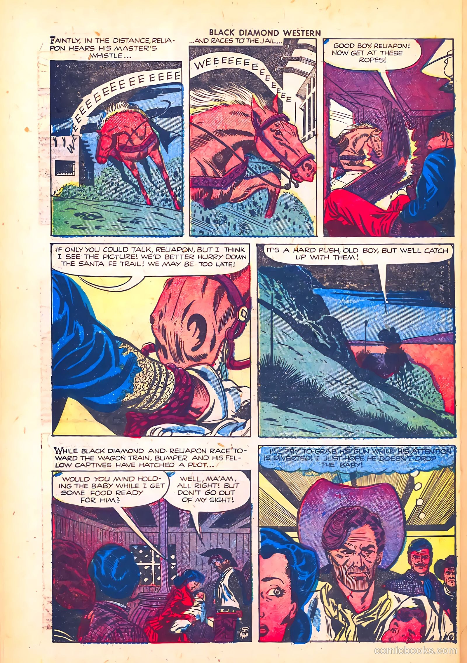 Black Diamond Western #36 (1952) — page 30 of 36