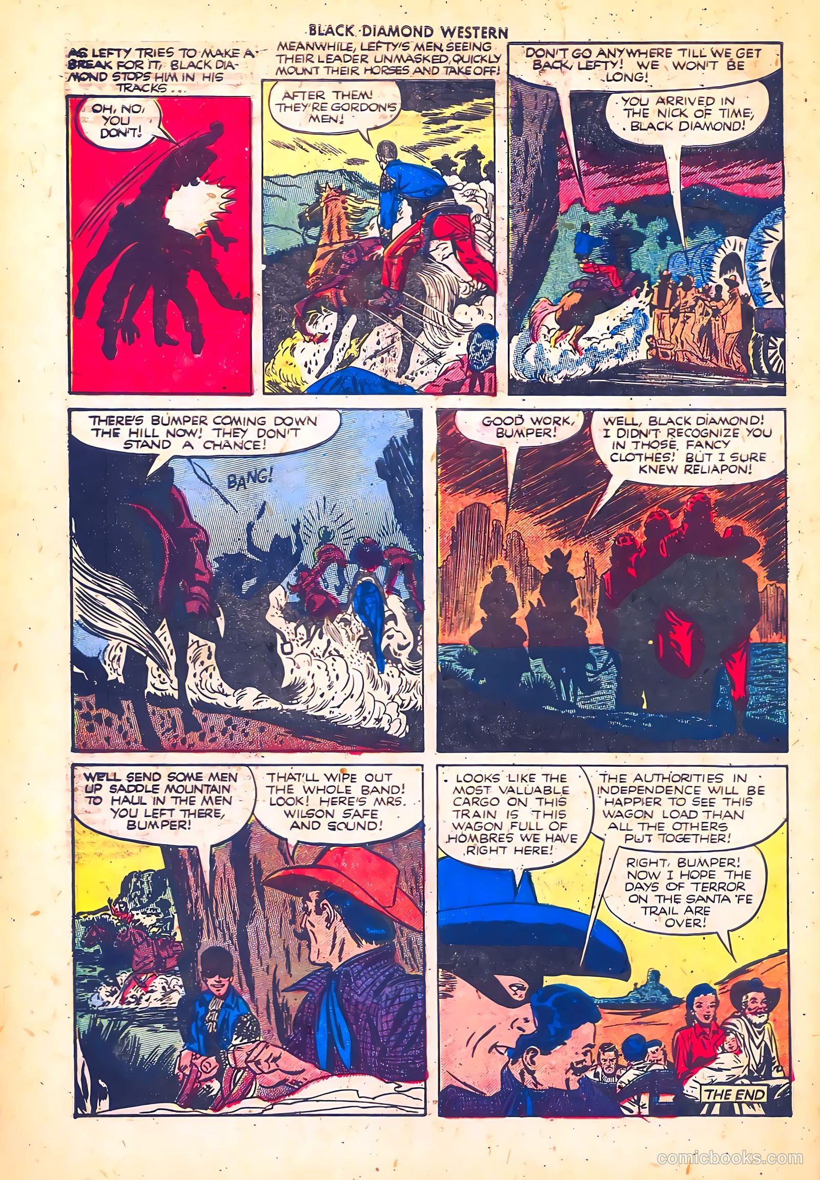 Black Diamond Western #36 (1952) — page 32 of 36