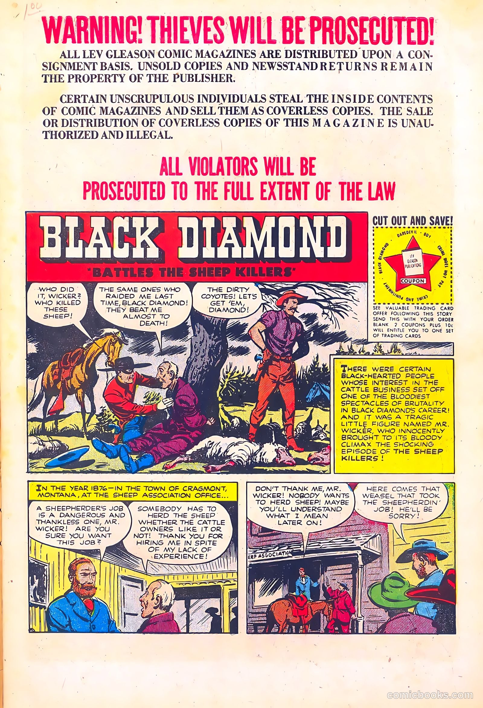 Black Diamond Western #37 (1952) — page 3 of 36