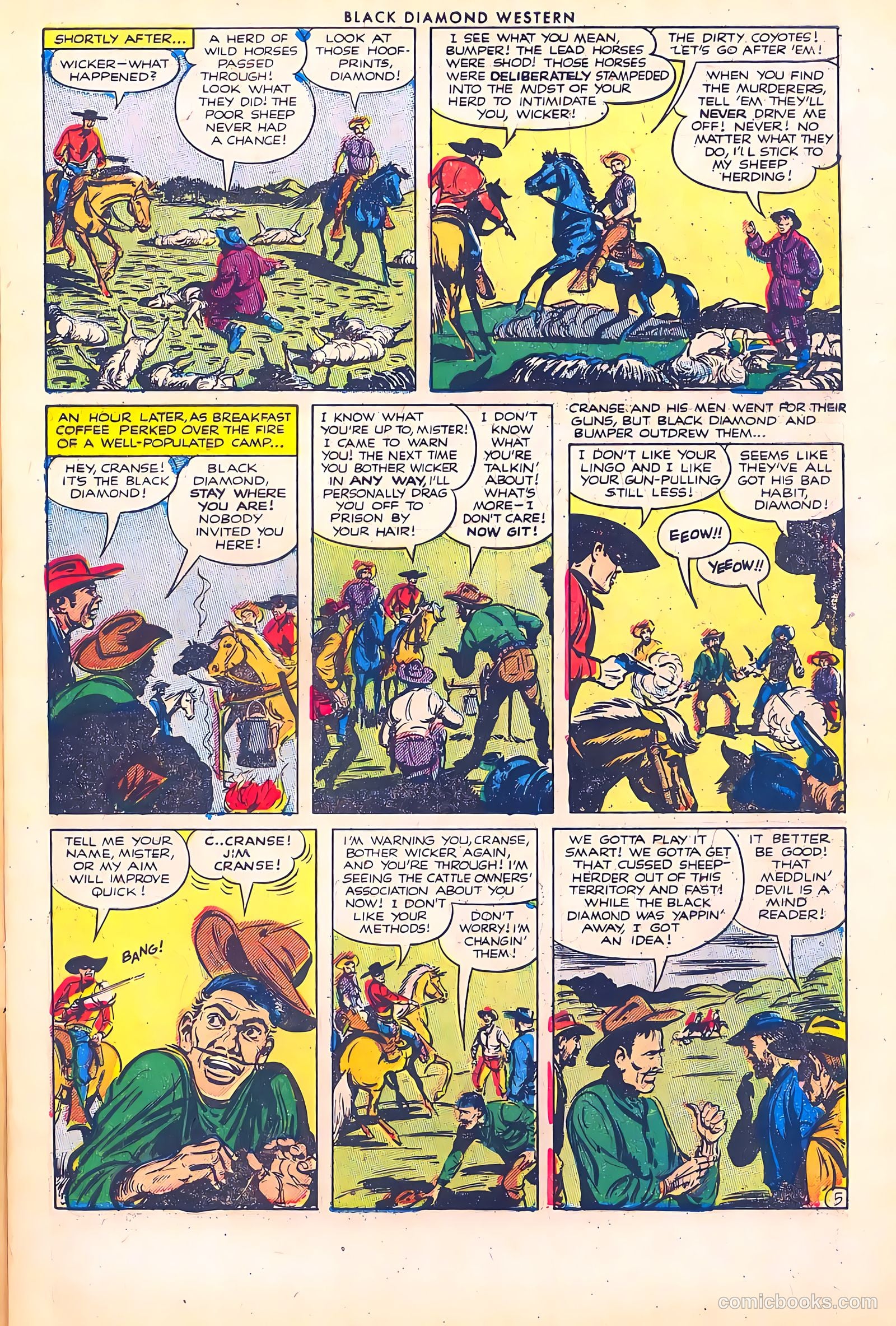 Black Diamond Western #37 (1952) — page 7 of 36