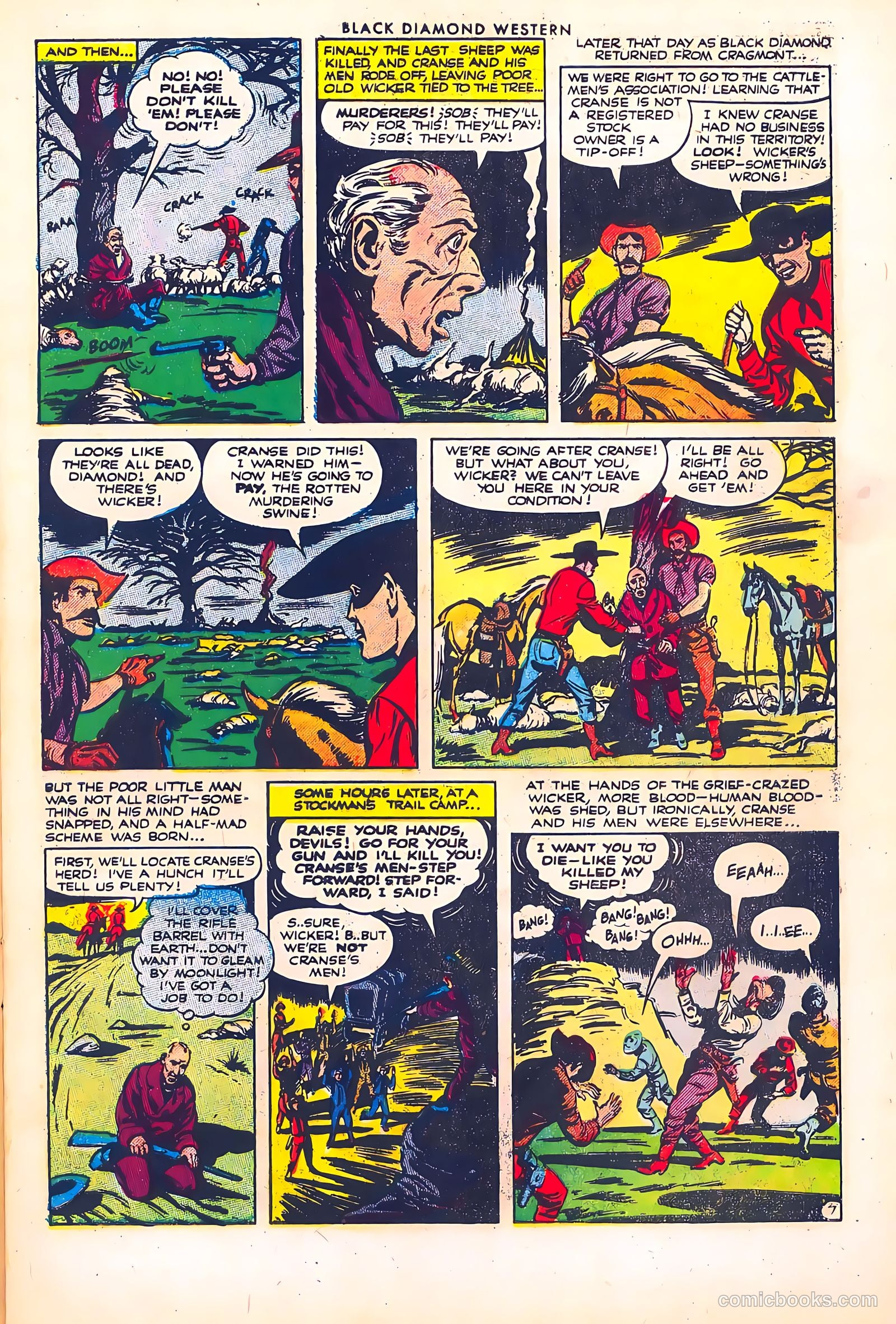 Black Diamond Western #37 (1952) — page 9 of 36
