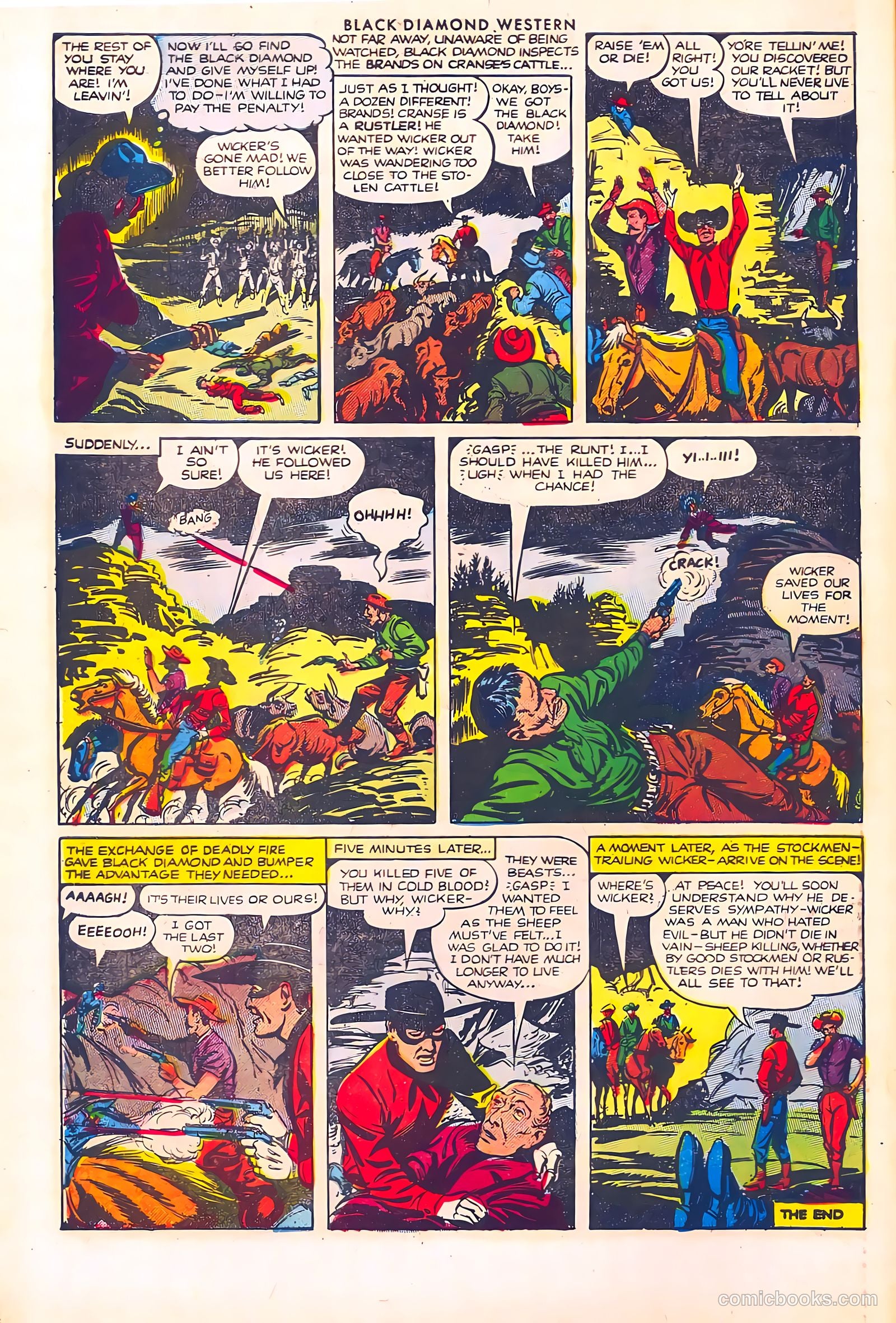 Black Diamond Western #37 (1952) — page 10 of 36