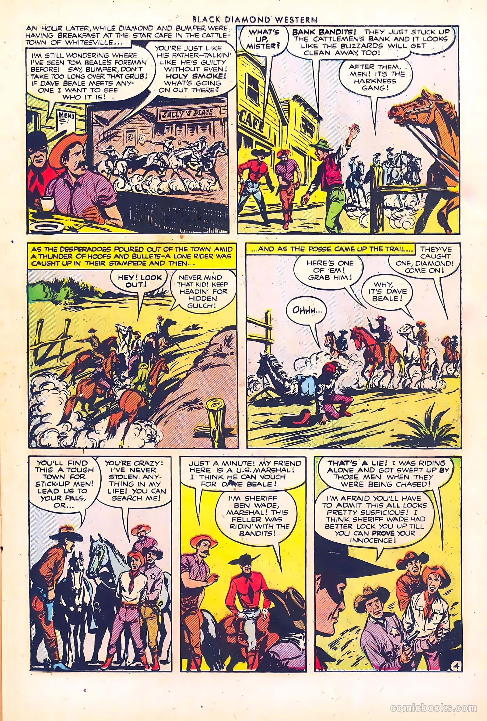 Black Diamond Western #37 (1952) — page 17 of 36