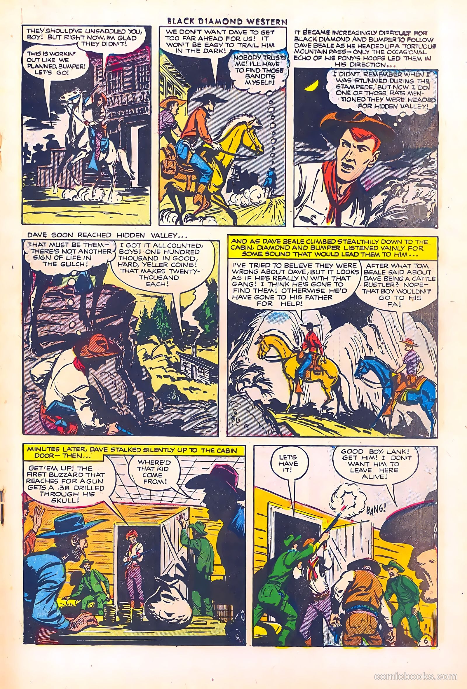 Black Diamond Western #37 (1952) — page 19 of 36