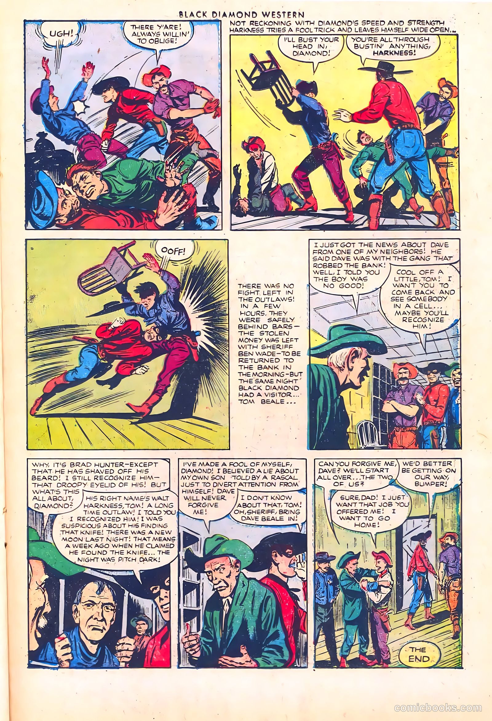 Black Diamond Western #37 (1952) — page 21 of 36