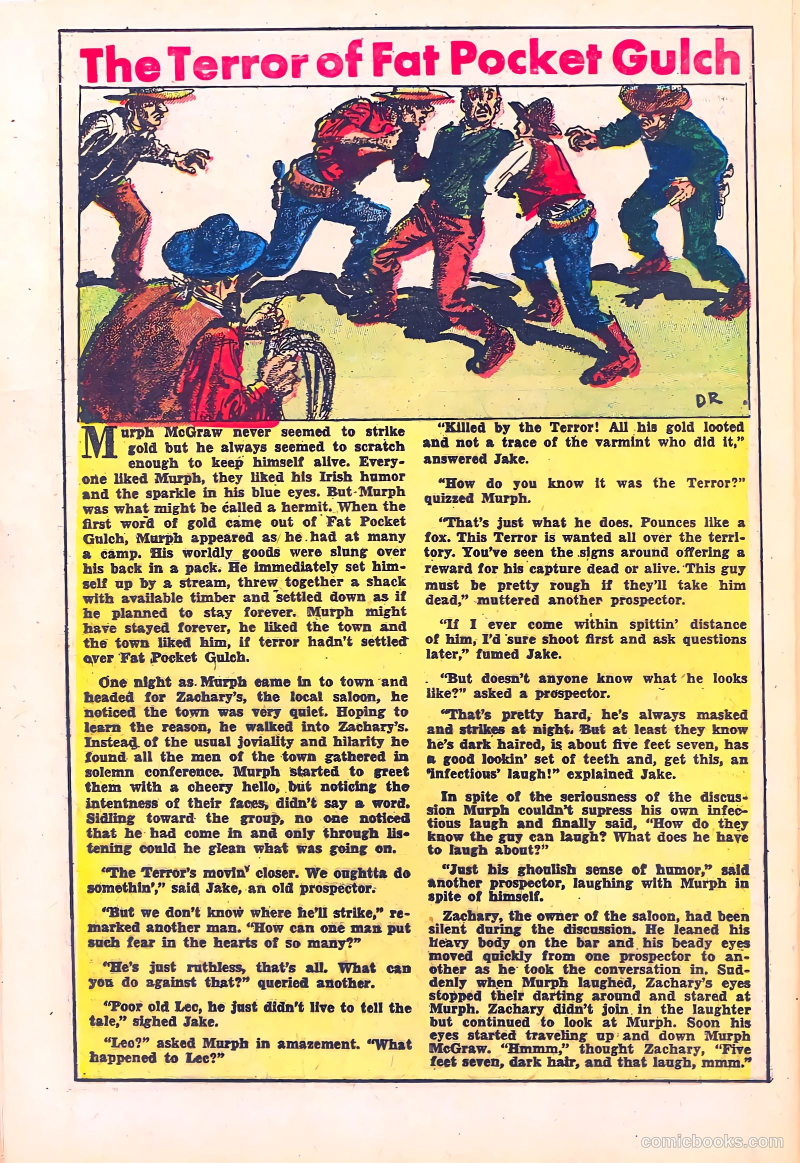 Black Diamond Western #37 (1952) — page 22 of 36