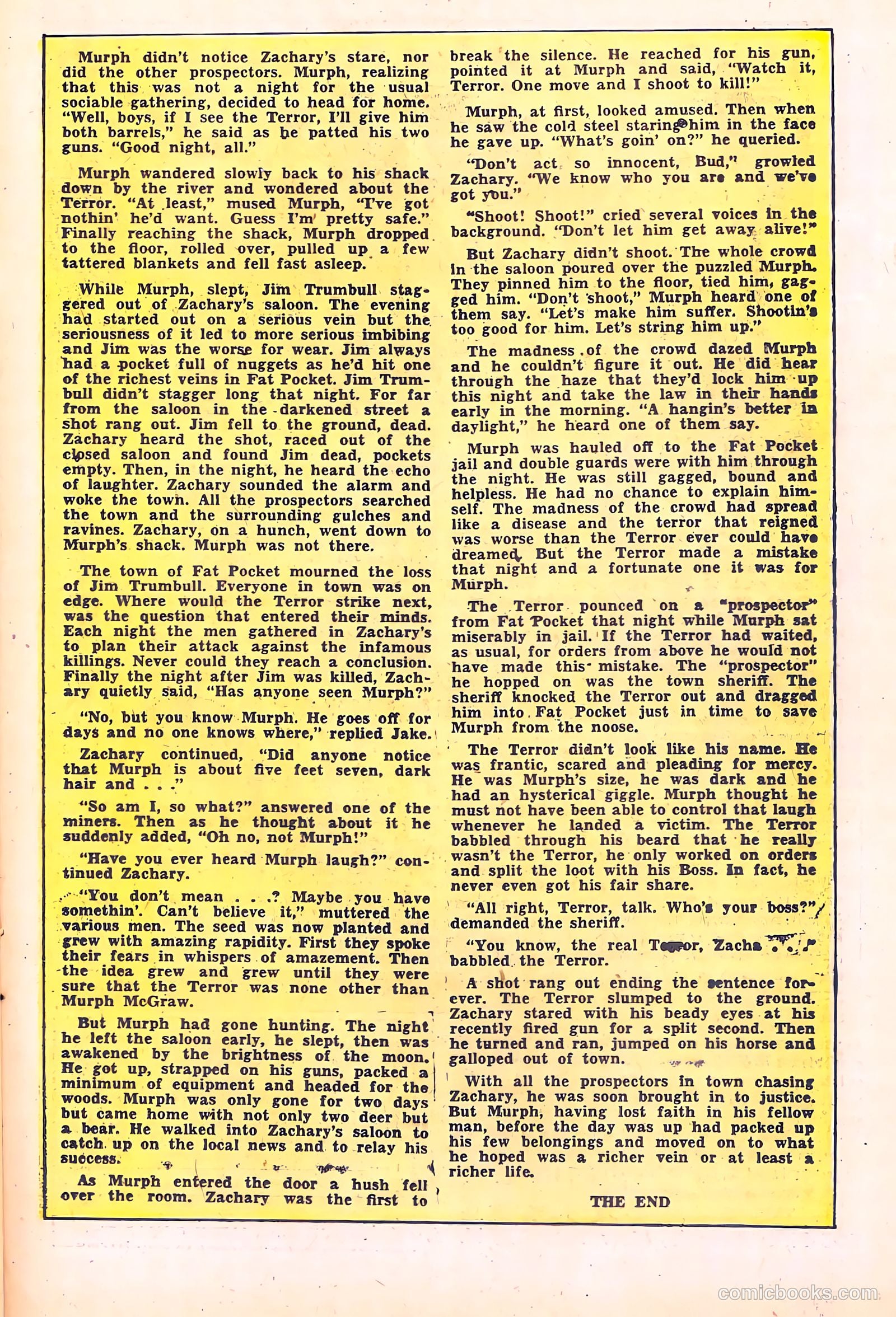 Black Diamond Western #37 (1952) — page 23 of 36