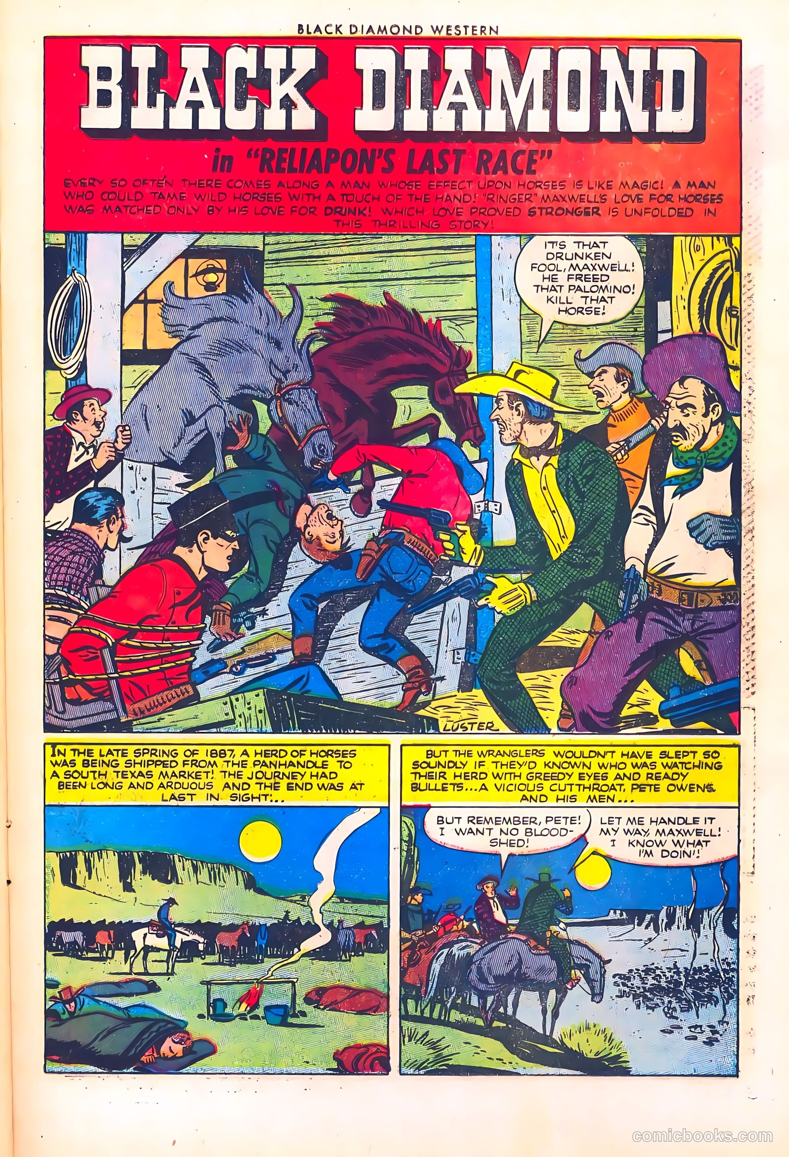 Black Diamond Western #37 (1952) — page 25 of 36