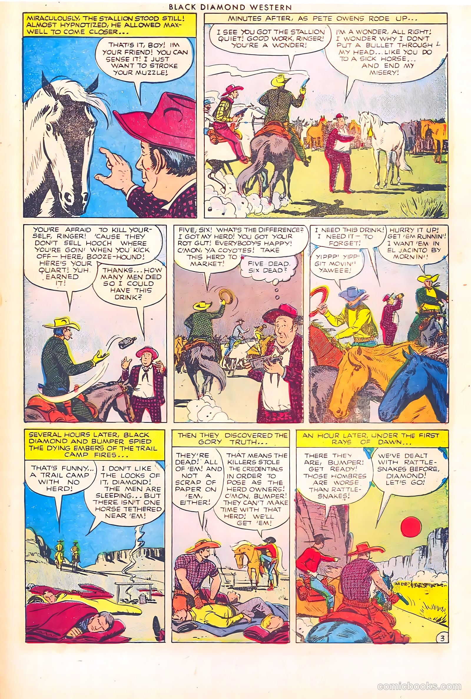 Black Diamond Western #37 (1952) — page 27 of 36