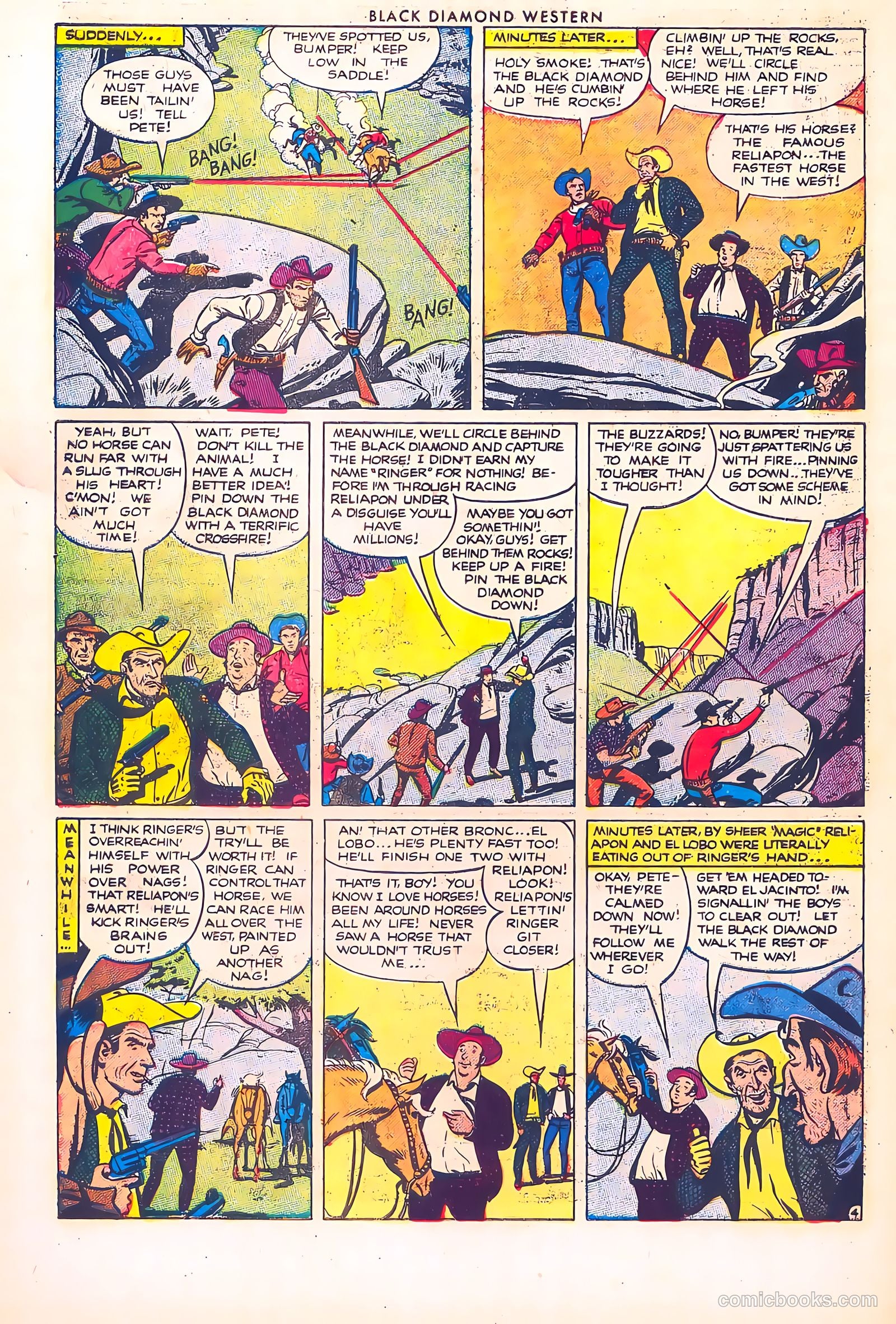 Black Diamond Western #37 (1952) — page 28 of 36
