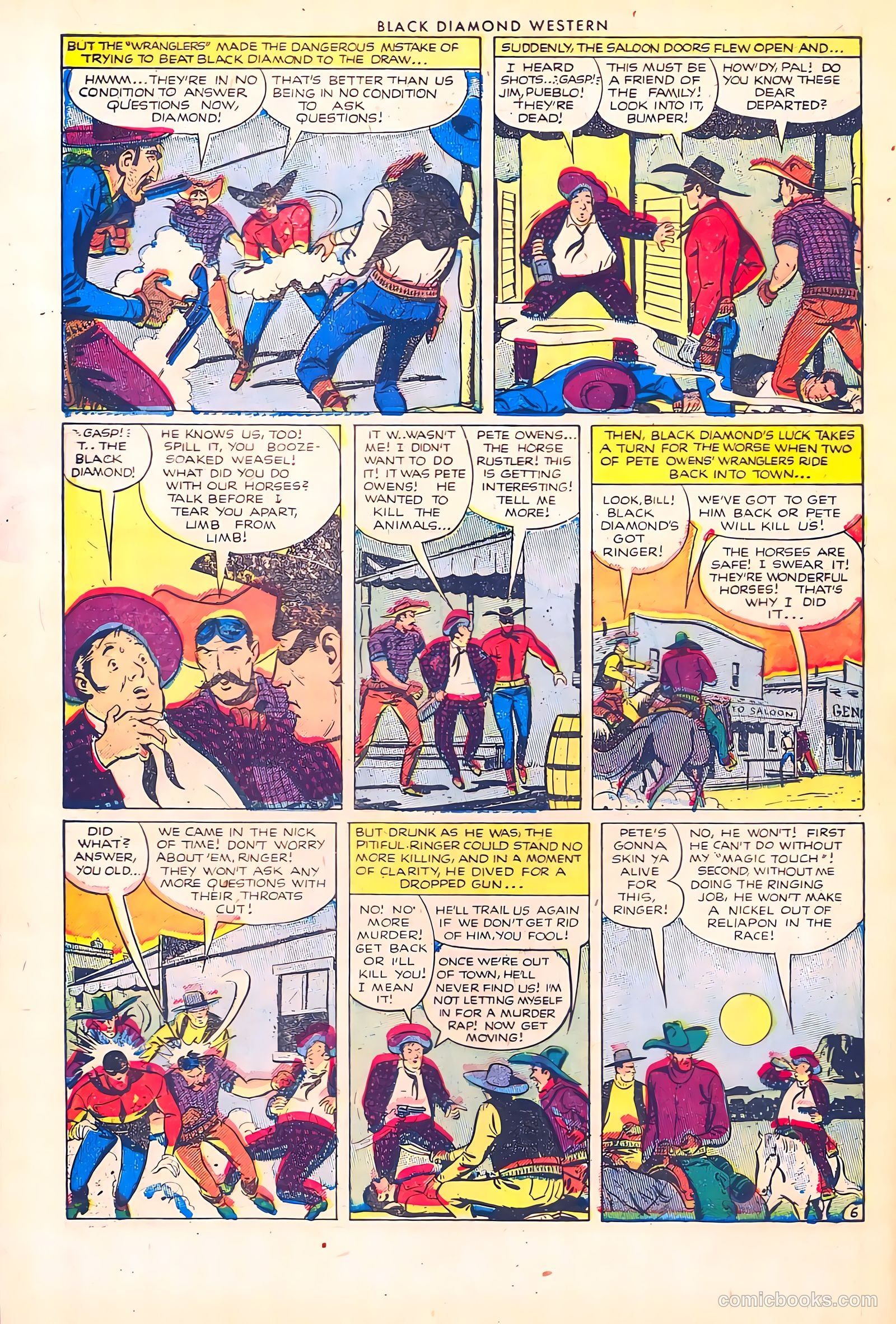 Black Diamond Western #37 (1952) — page 30 of 36