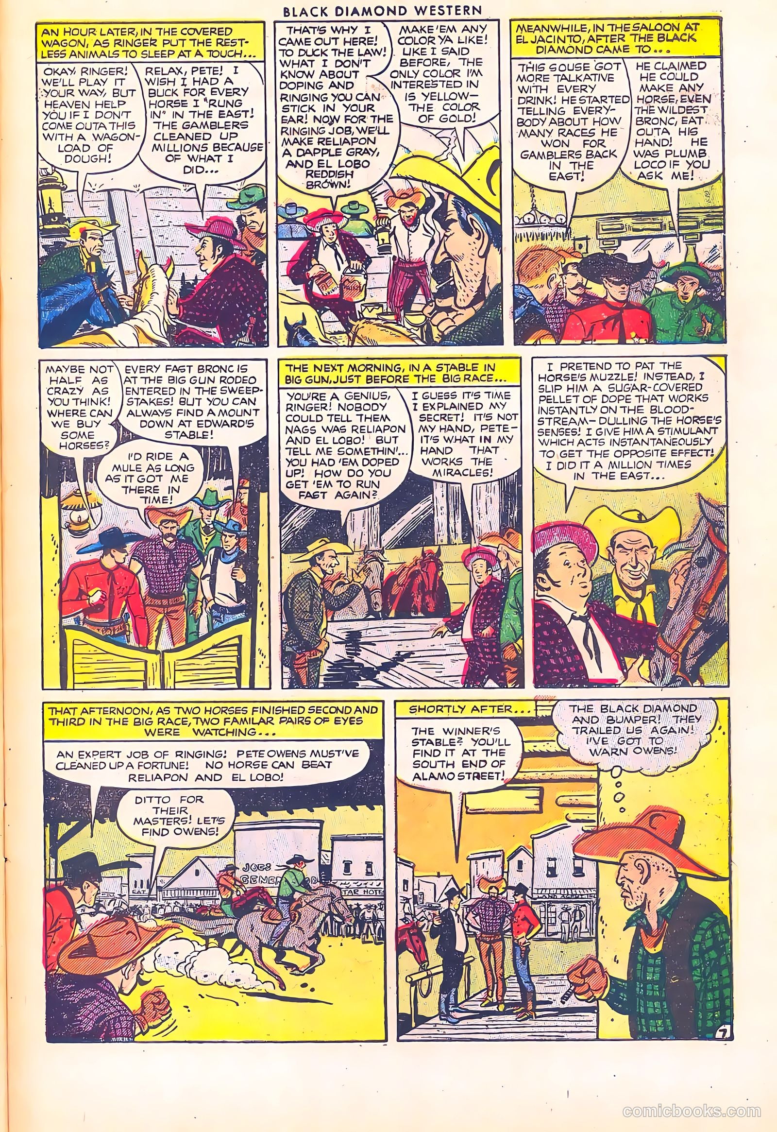 Black Diamond Western #37 (1952) — page 31 of 36