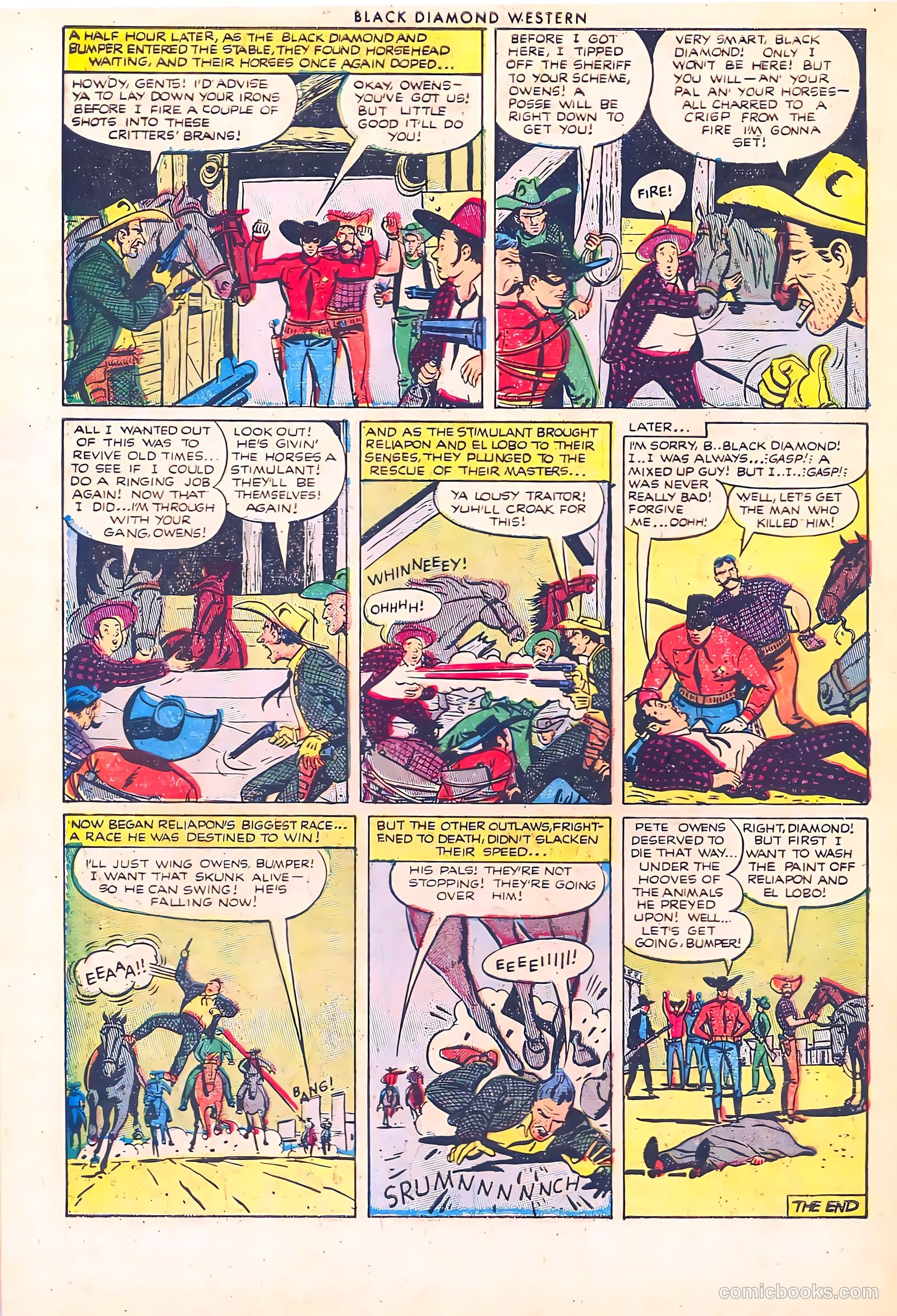 Black Diamond Western #37 (1952) — page 32 of 36