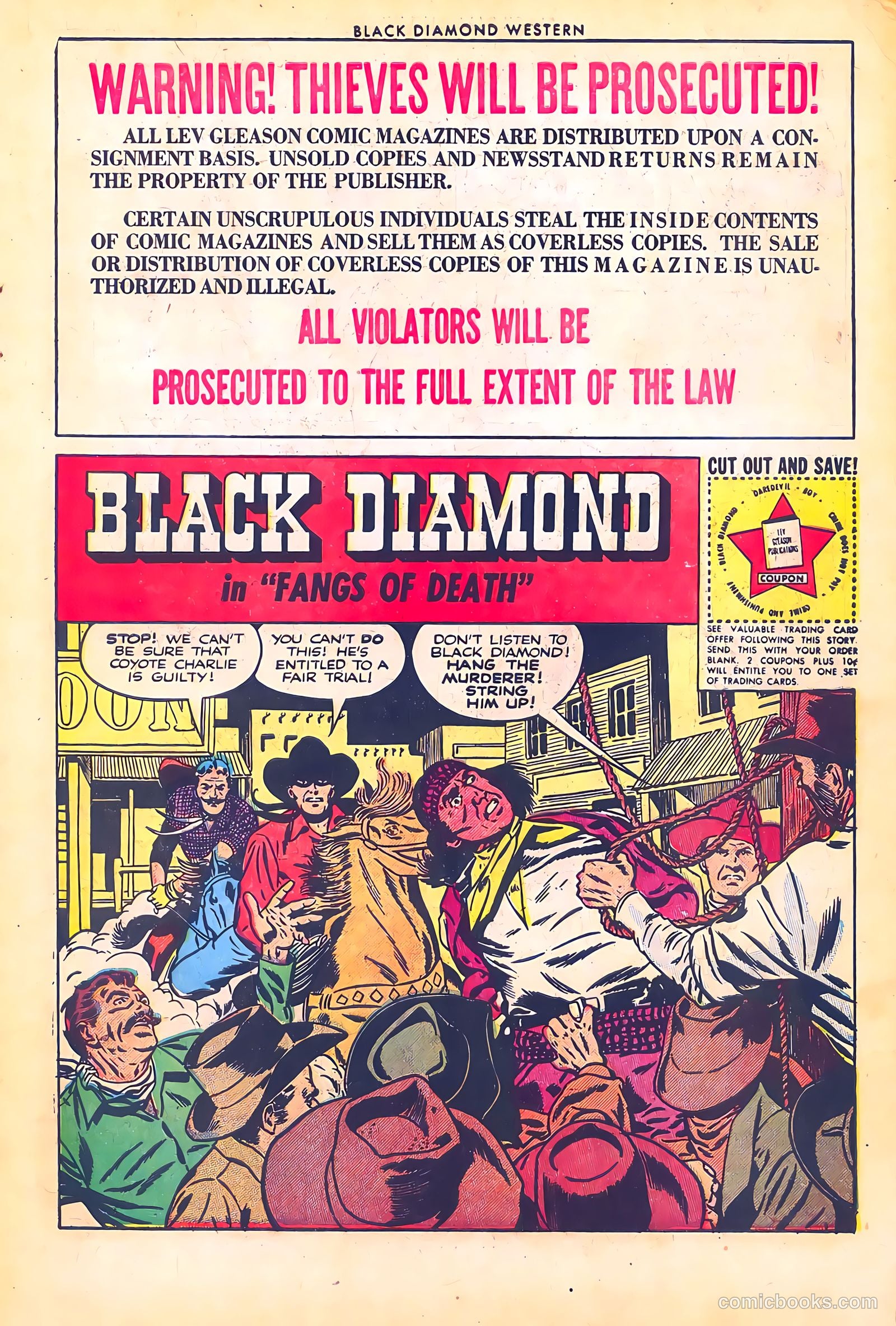 Black Diamond Western #38 (1952) — page 3 of 36
