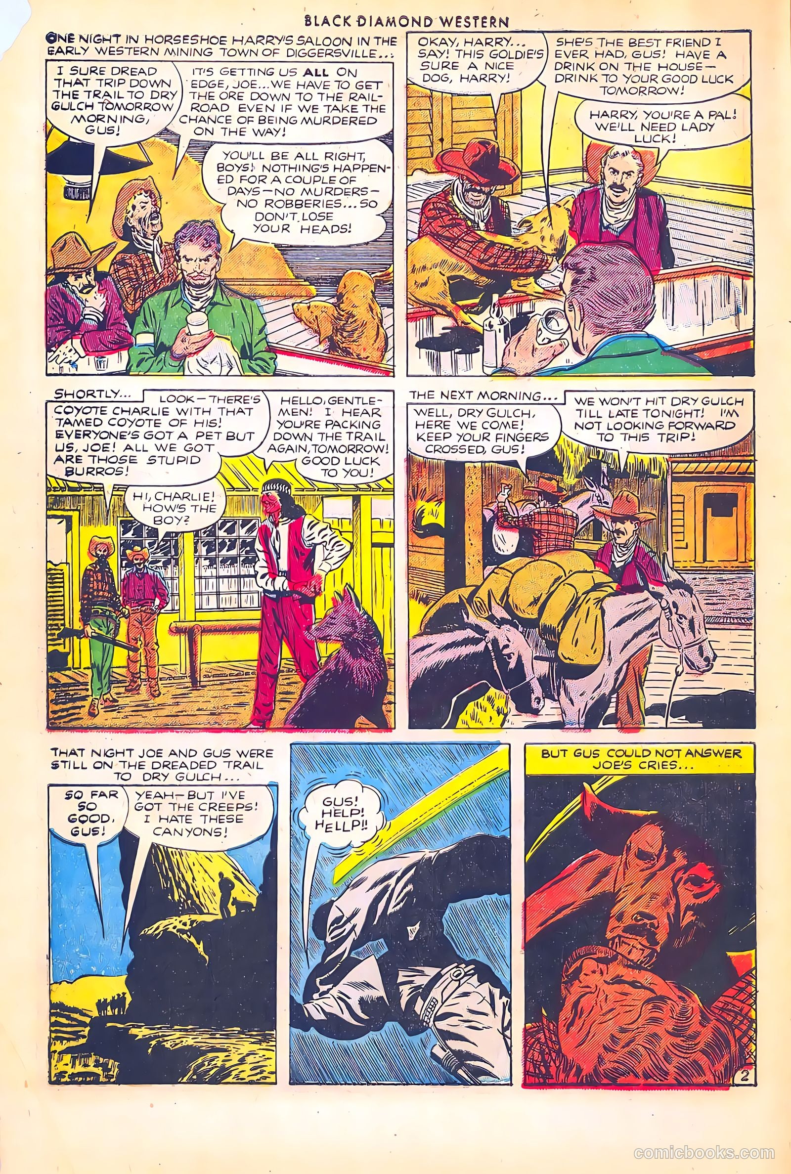 Black Diamond Western #38 (1952) — page 4 of 36