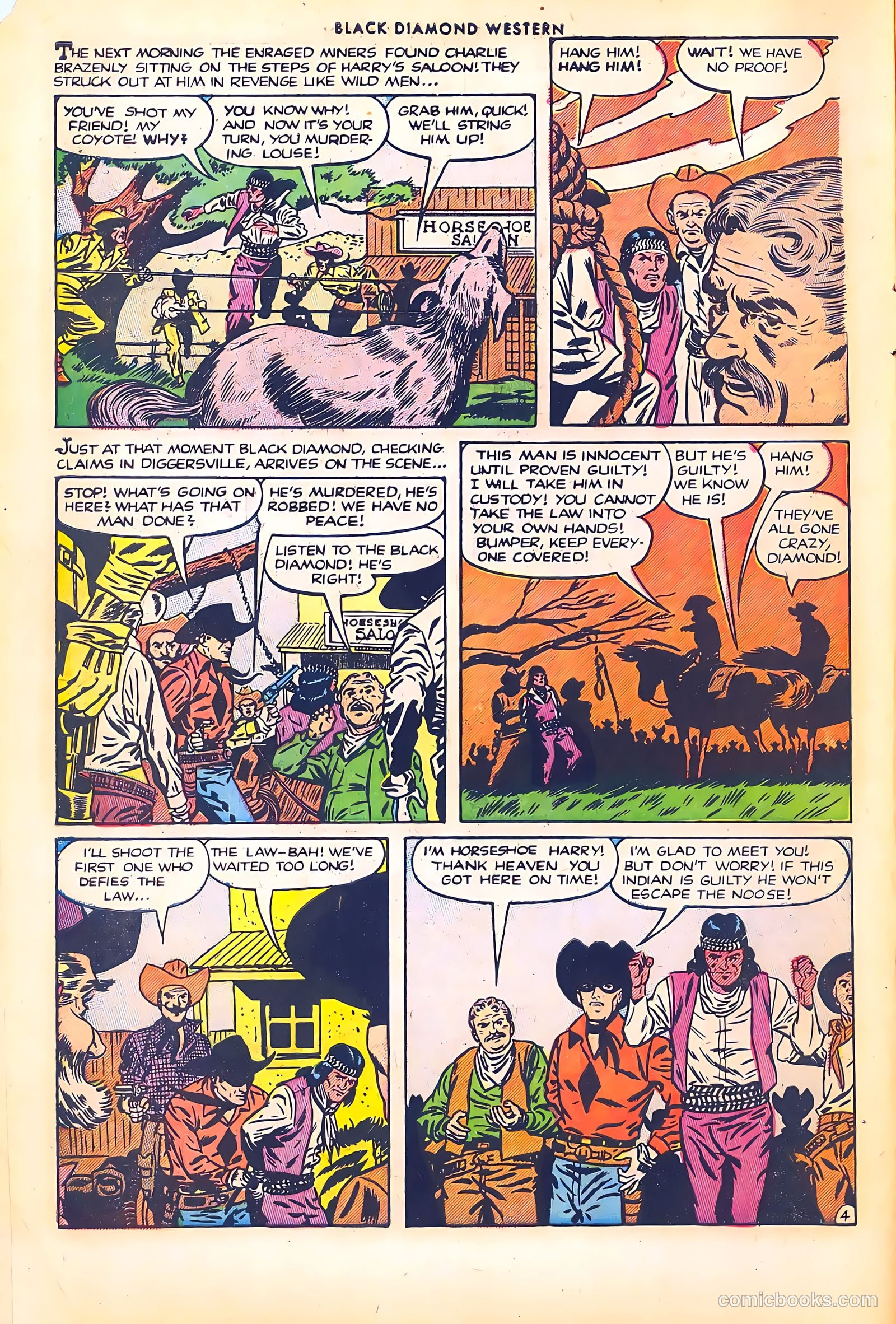 Black Diamond Western #38 (1952) — page 6 of 36