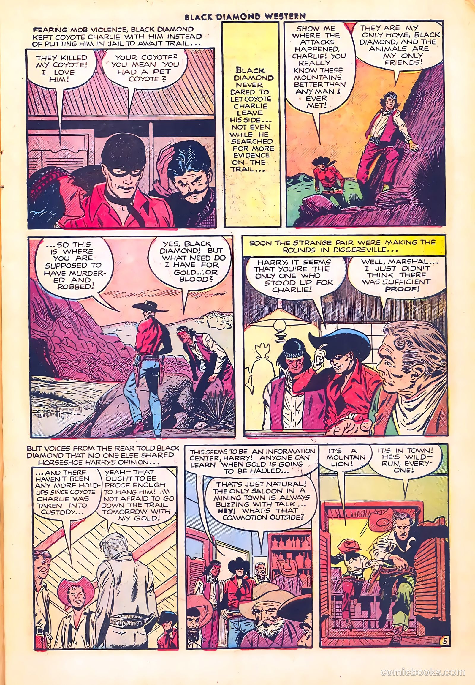 Black Diamond Western #38 (1952) — page 7 of 36