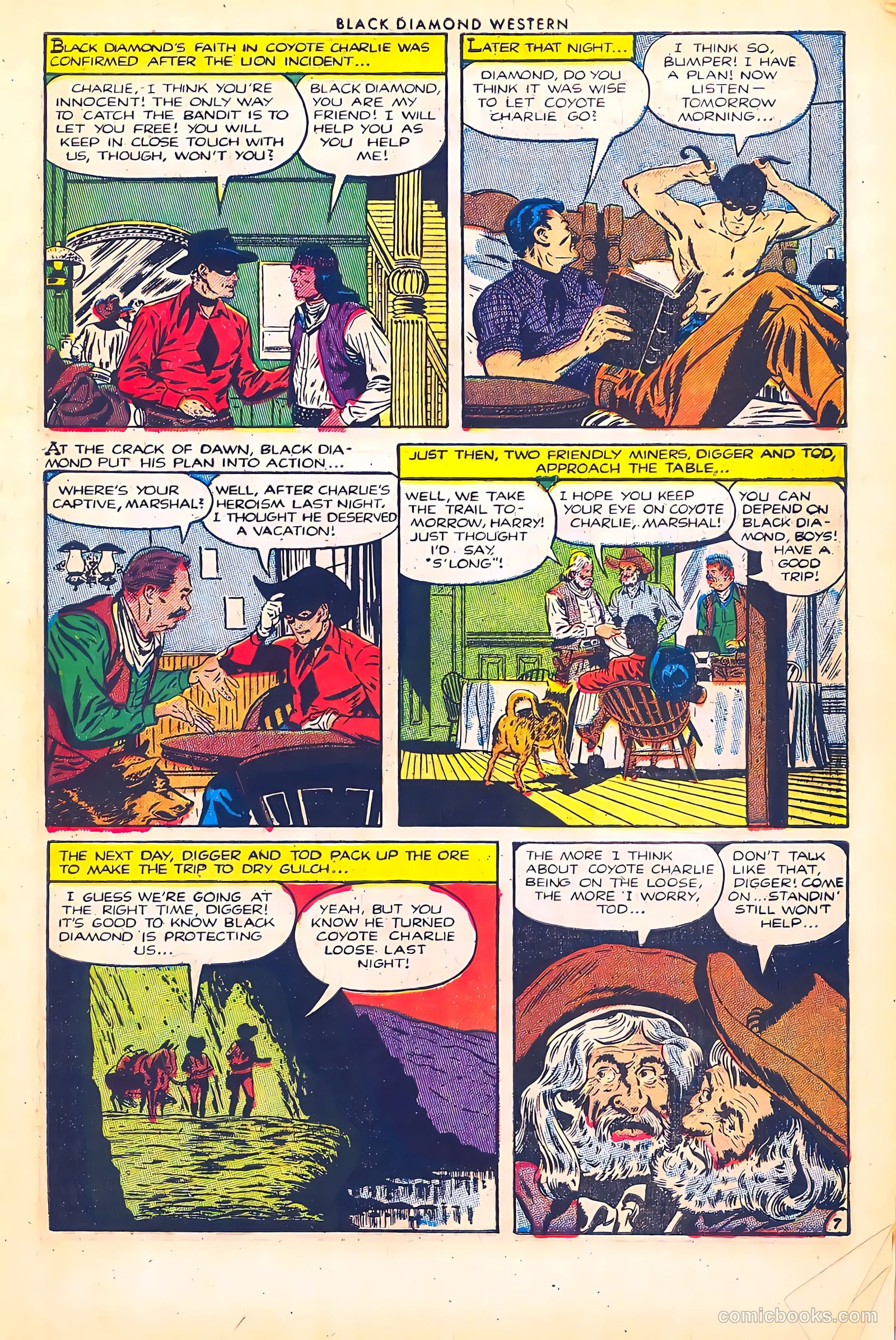 Black Diamond Western #38 (1952) — page 9 of 36