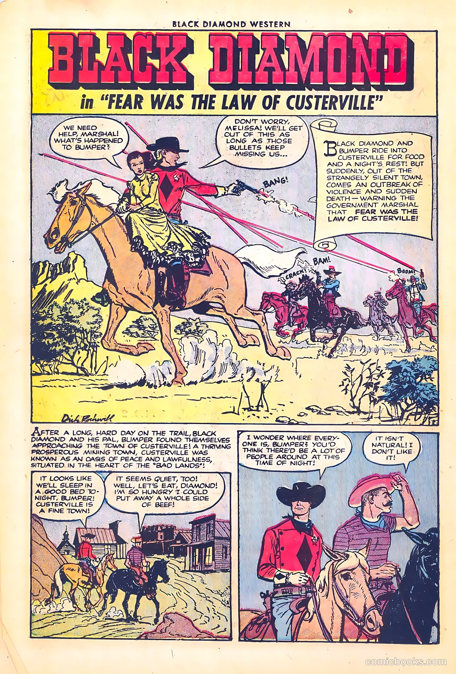 Black Diamond Western #38 (1952) — page 14 of 36