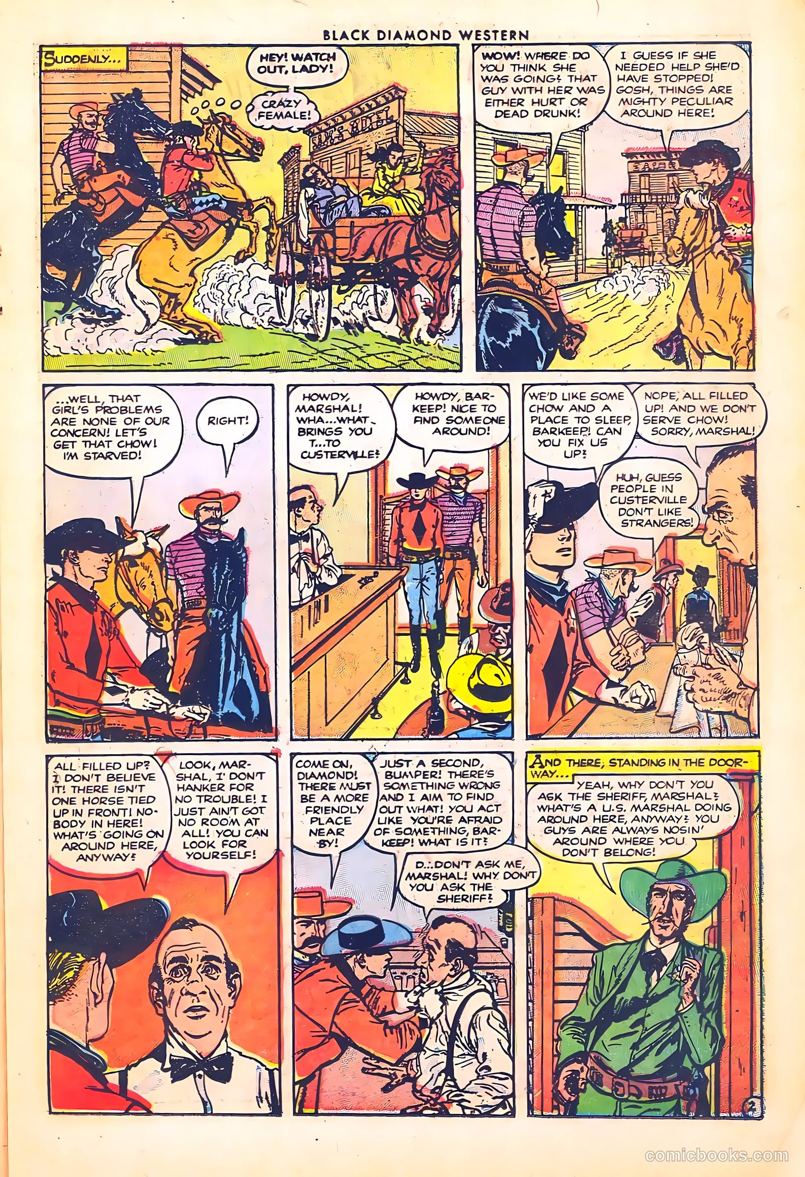Black Diamond Western #38 (1952) — page 15 of 36