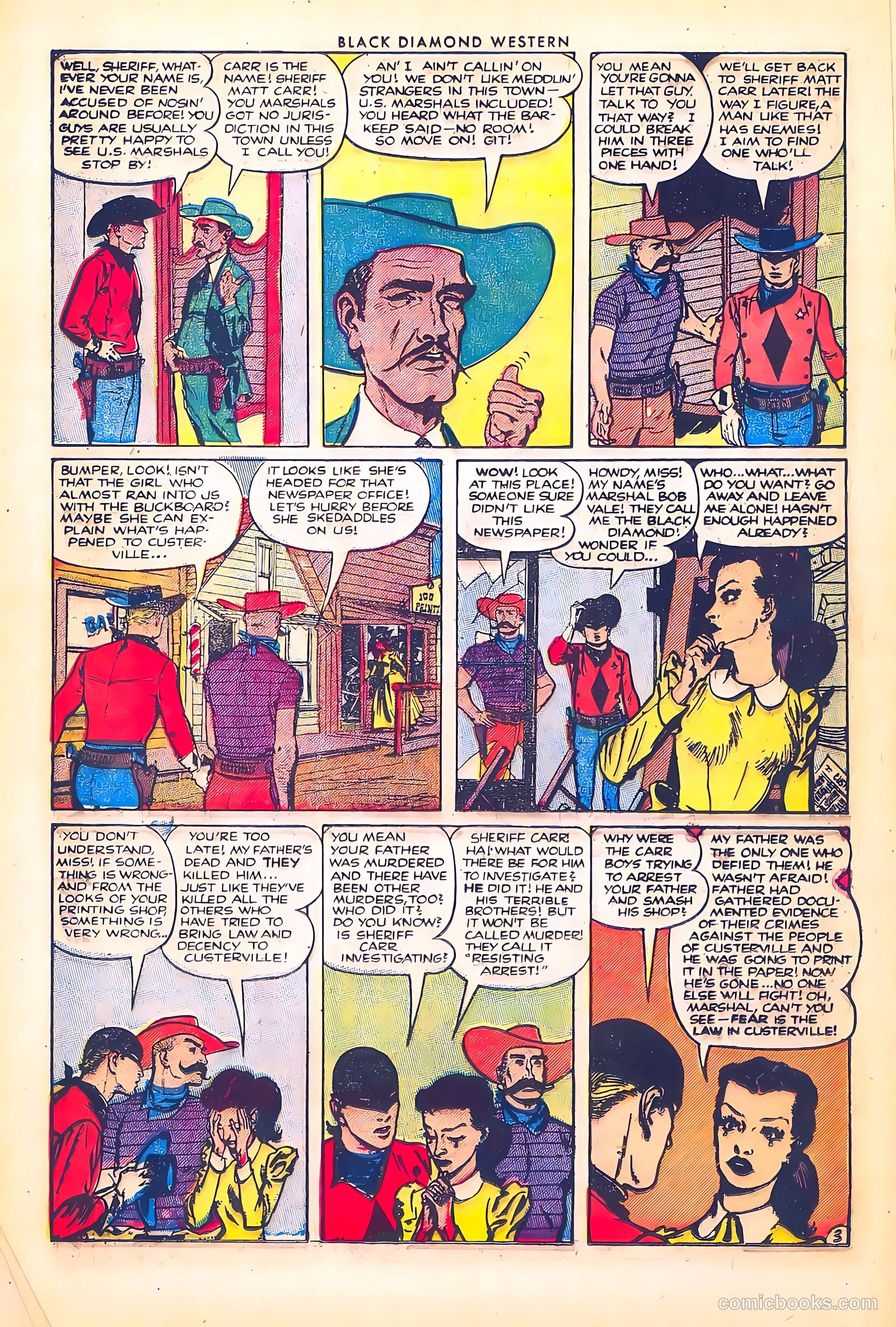 Black Diamond Western #38 (1952) — page 16 of 36