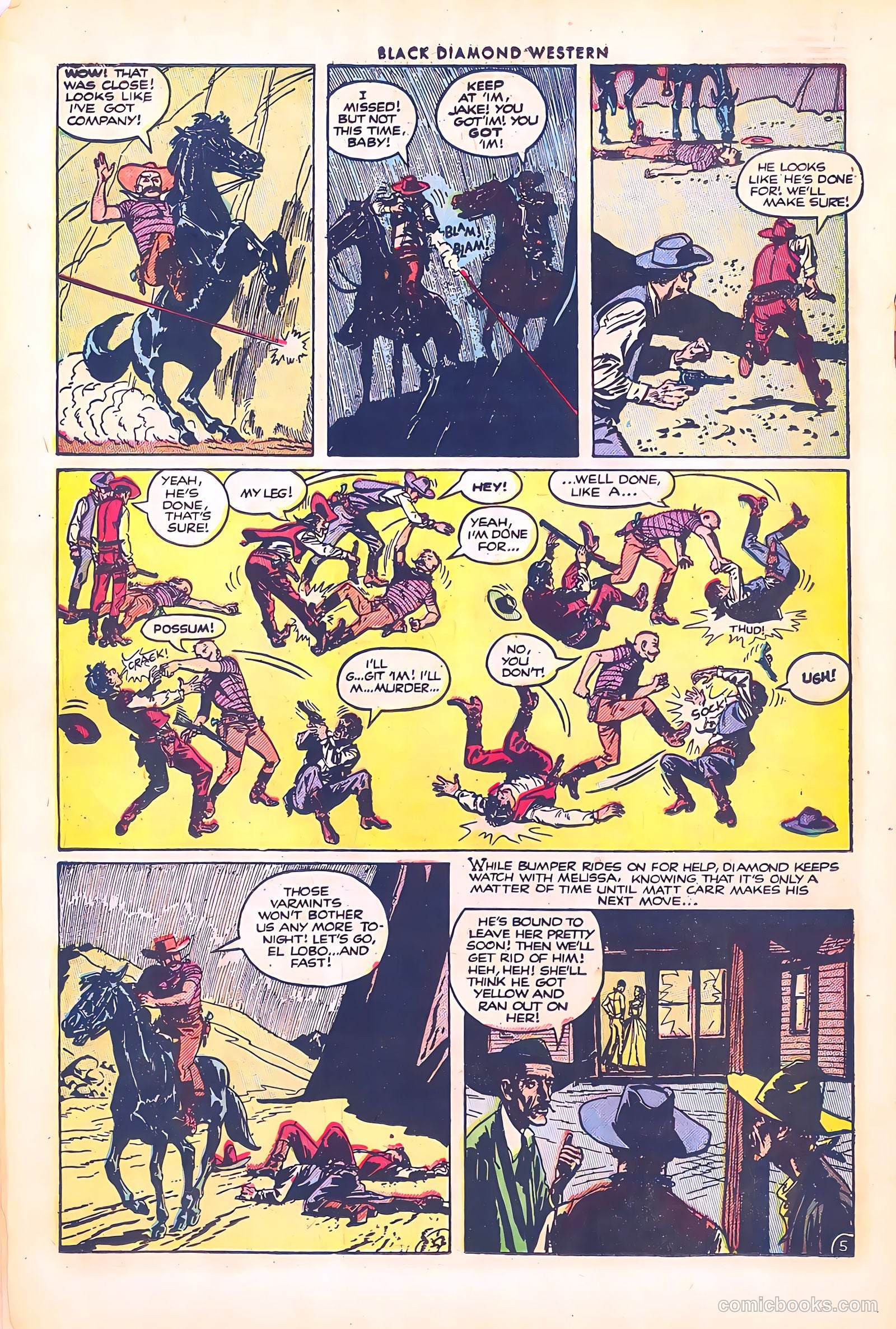 Black Diamond Western #38 (1952) — page 18 of 36
