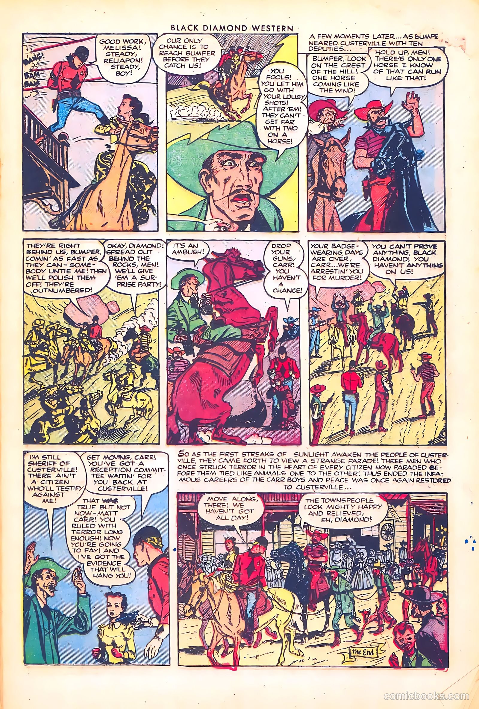 Black Diamond Western #38 (1952) — page 21 of 36