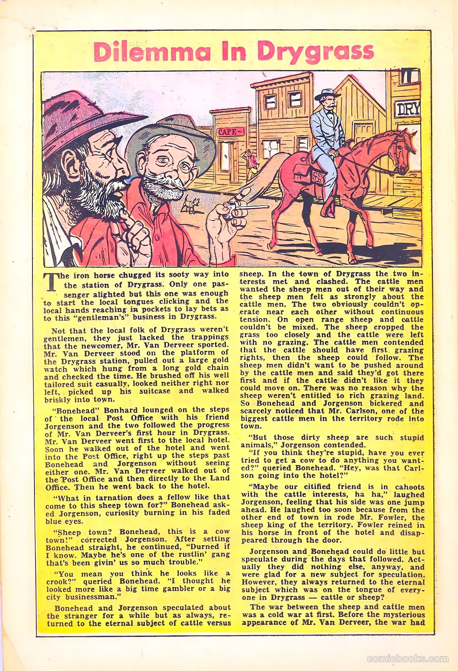 Black Diamond Western #38 (1952) — page 22 of 36