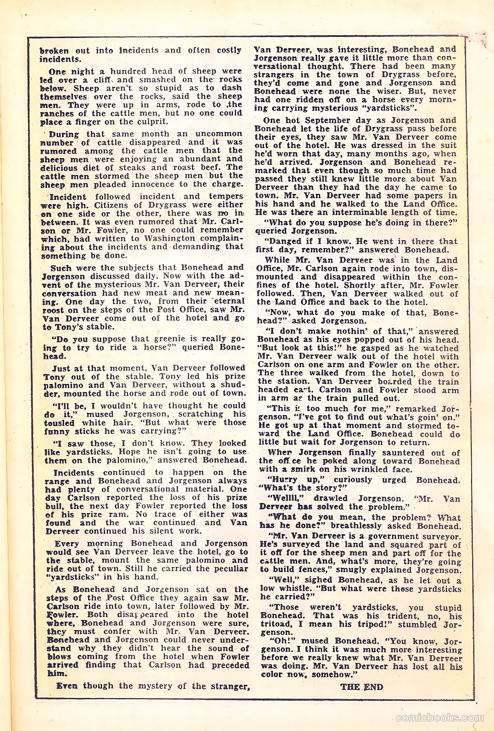 Black Diamond Western #38 (1952) — page 23 of 36