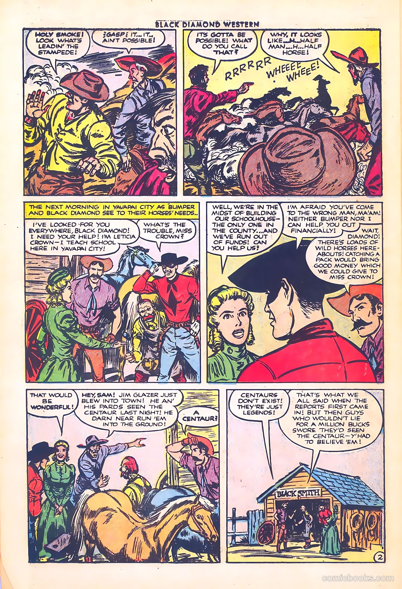 Black Diamond Western #38 (1952) — page 26 of 36