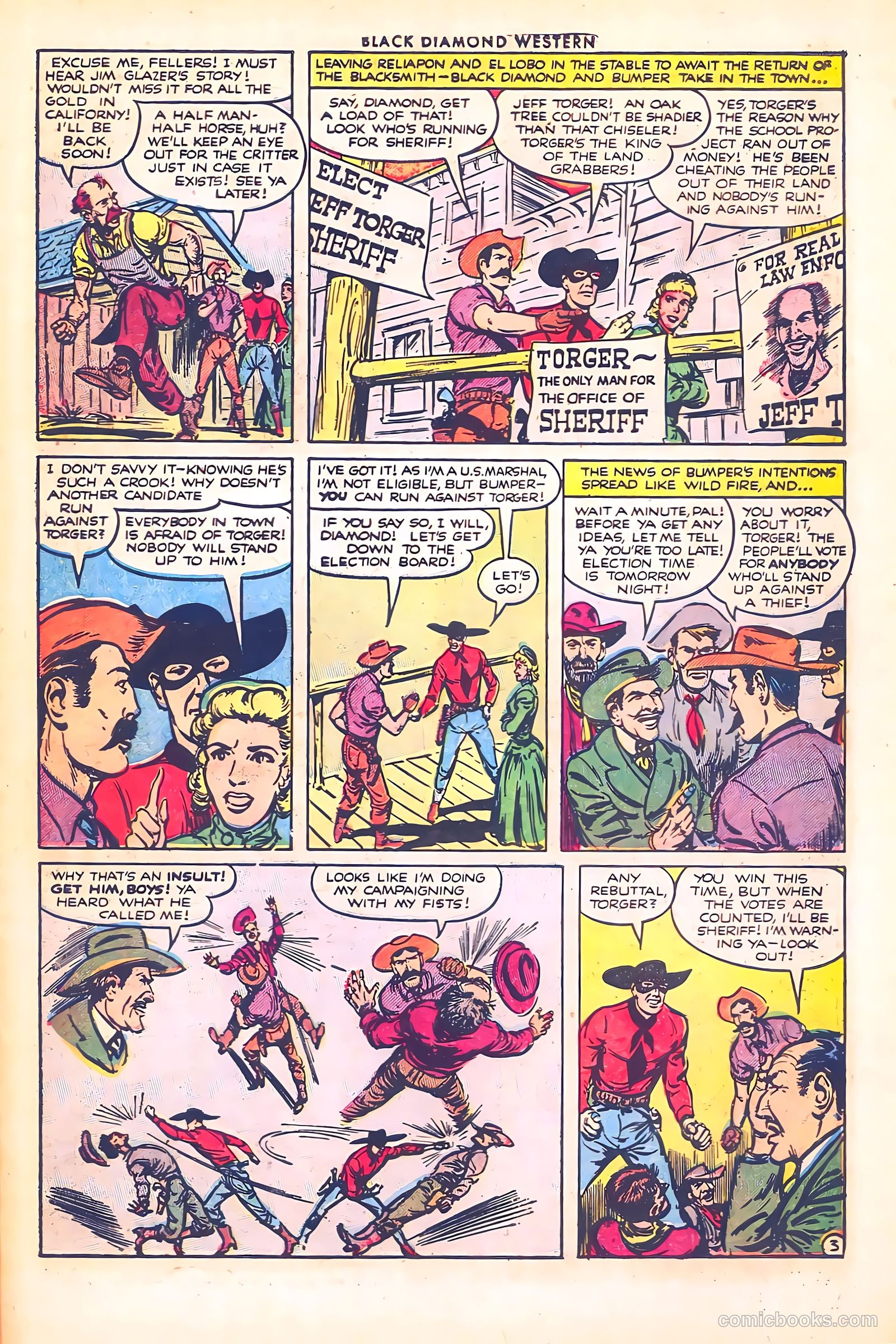 Black Diamond Western #38 (1952) — page 27 of 36
