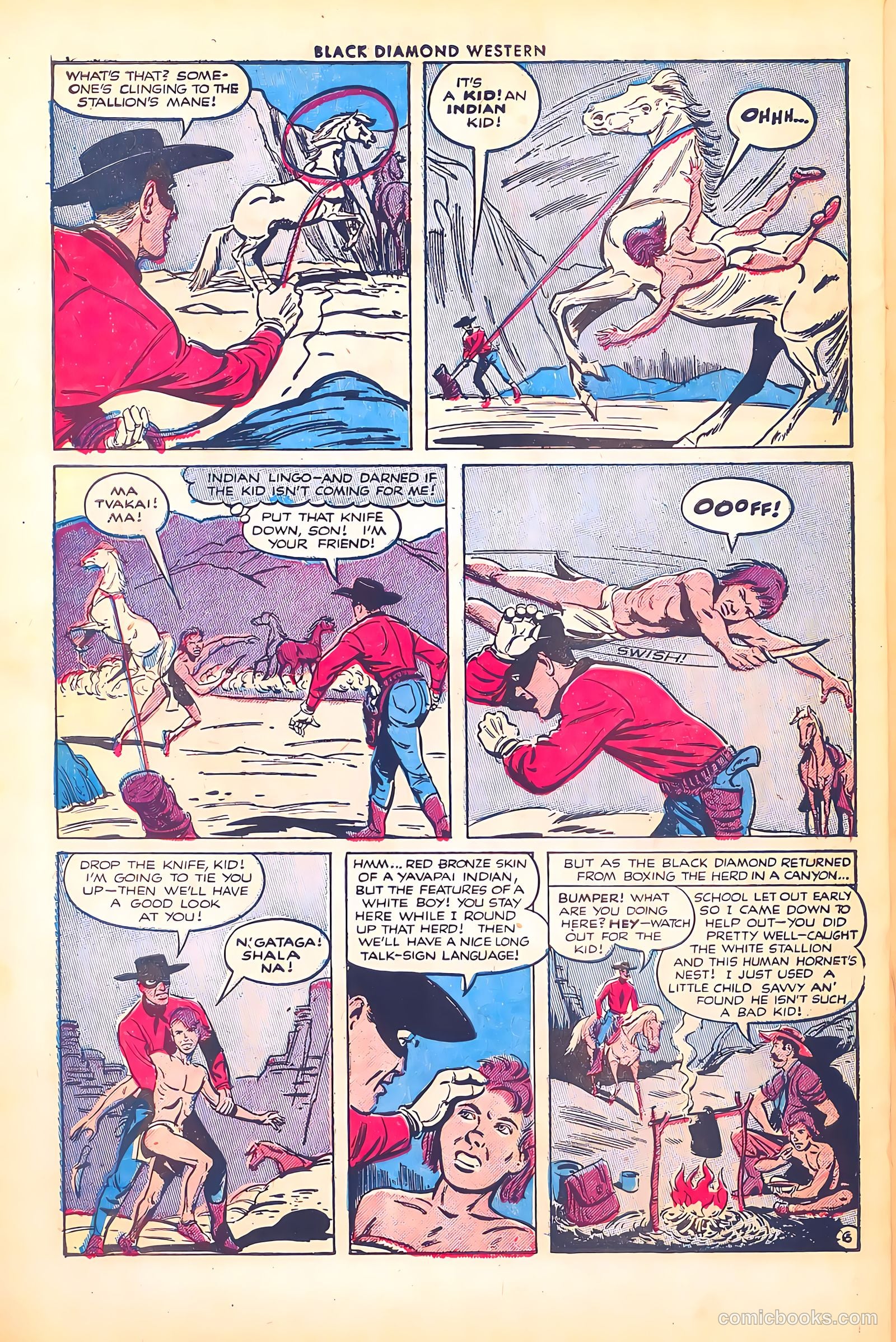 Black Diamond Western #38 (1952) — page 30 of 36