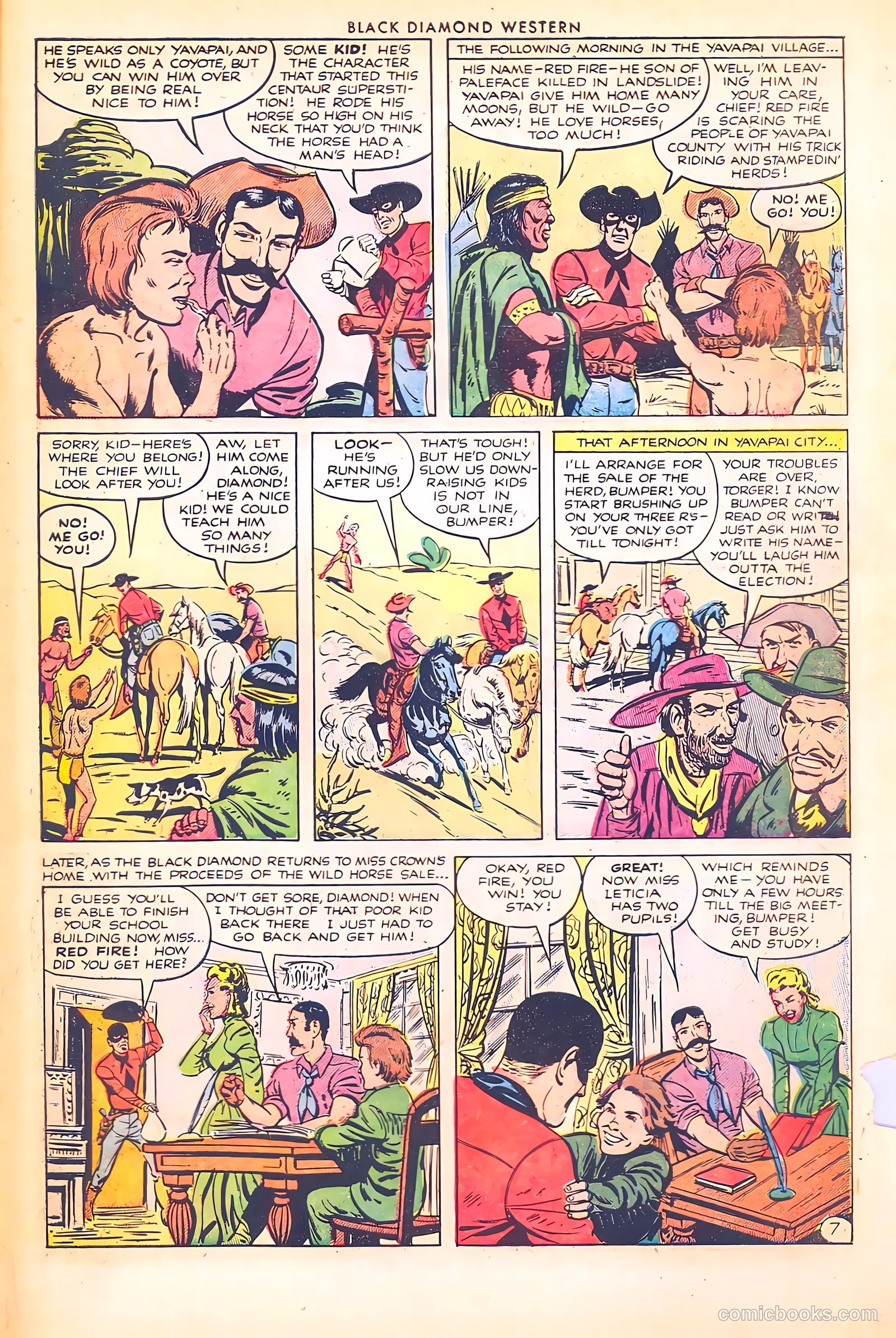 Black Diamond Western #38 (1952) — page 31 of 36