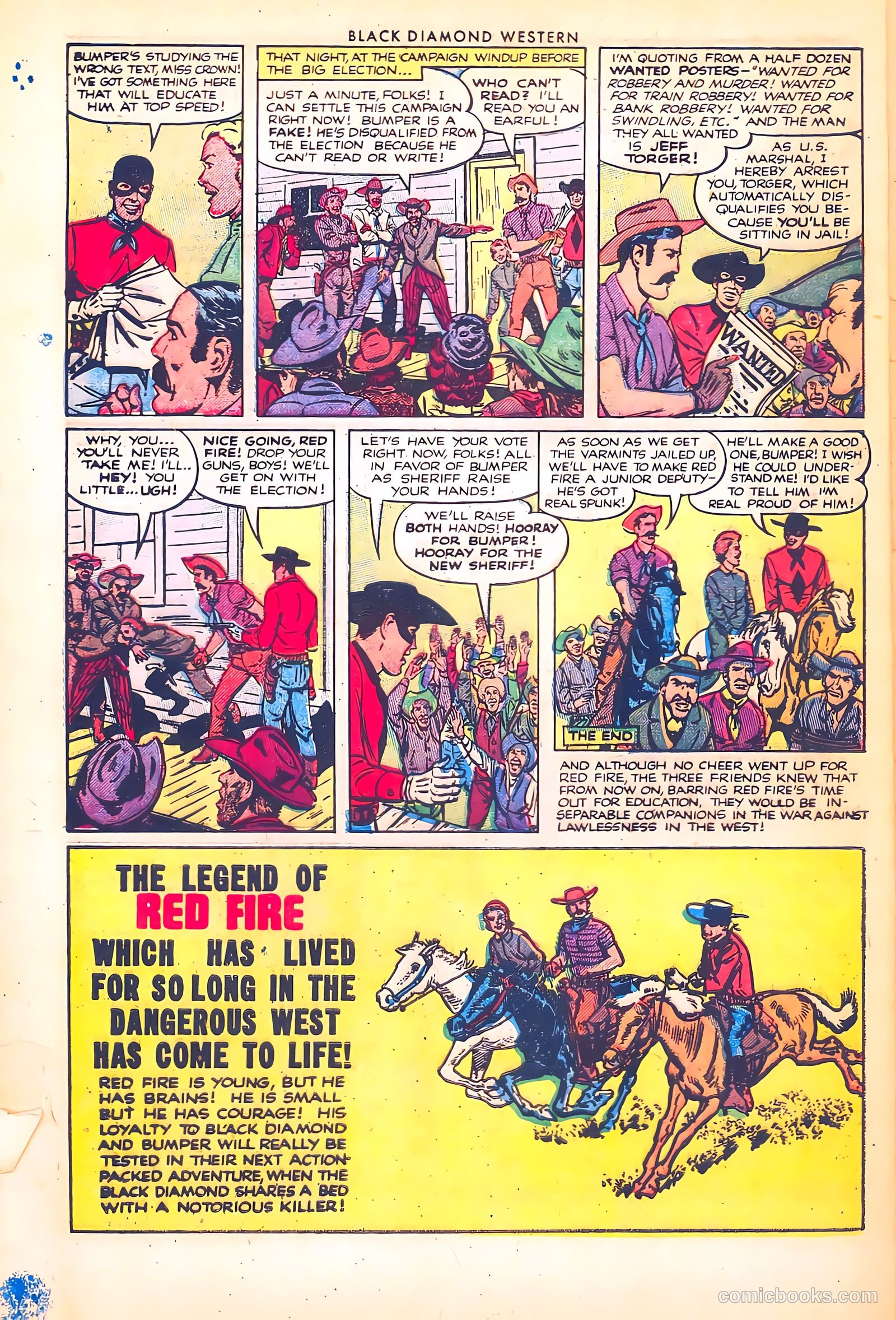 Black Diamond Western #38 (1952) — page 32 of 36