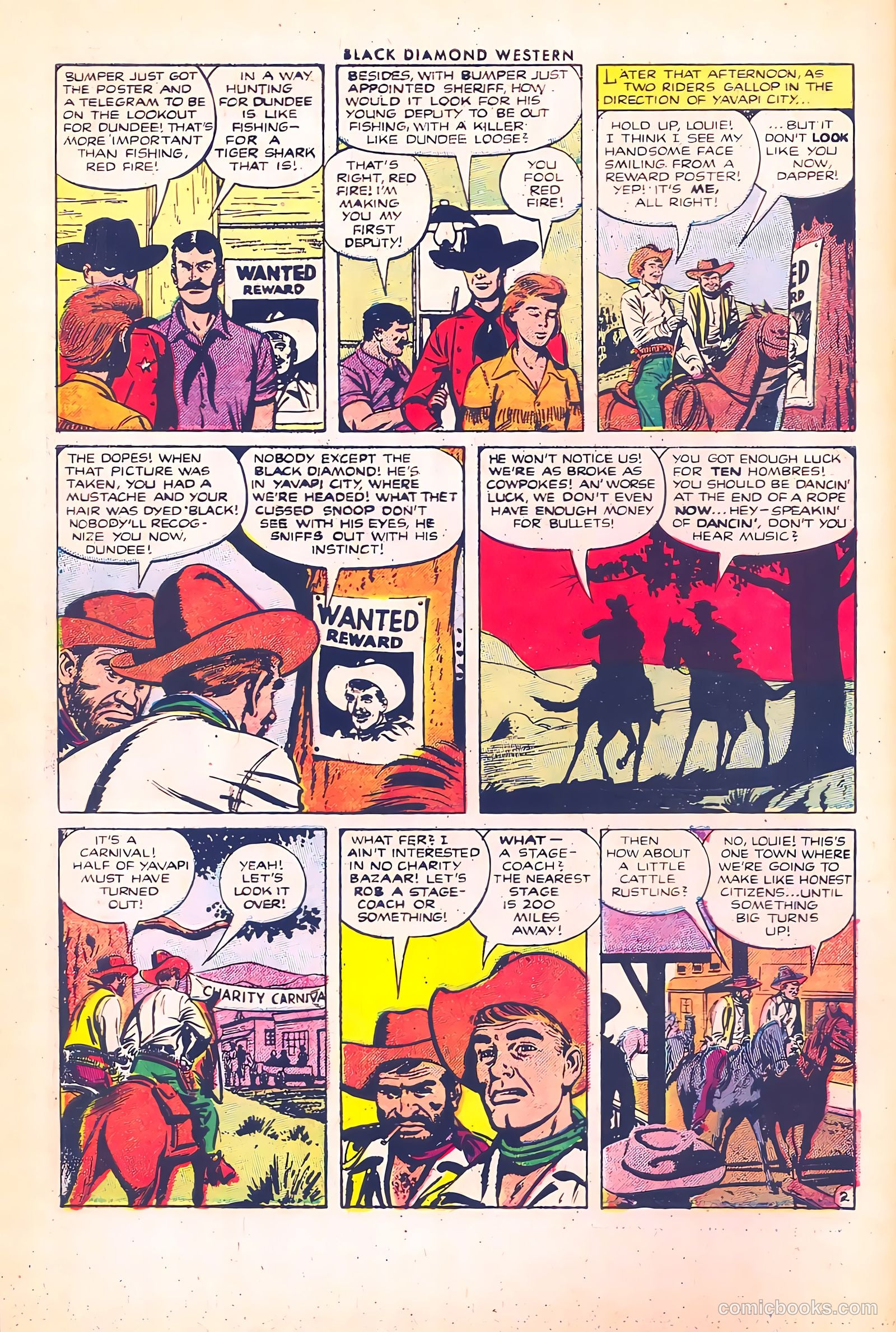 Black Diamond Western #39 (1952) — page 4 of 35