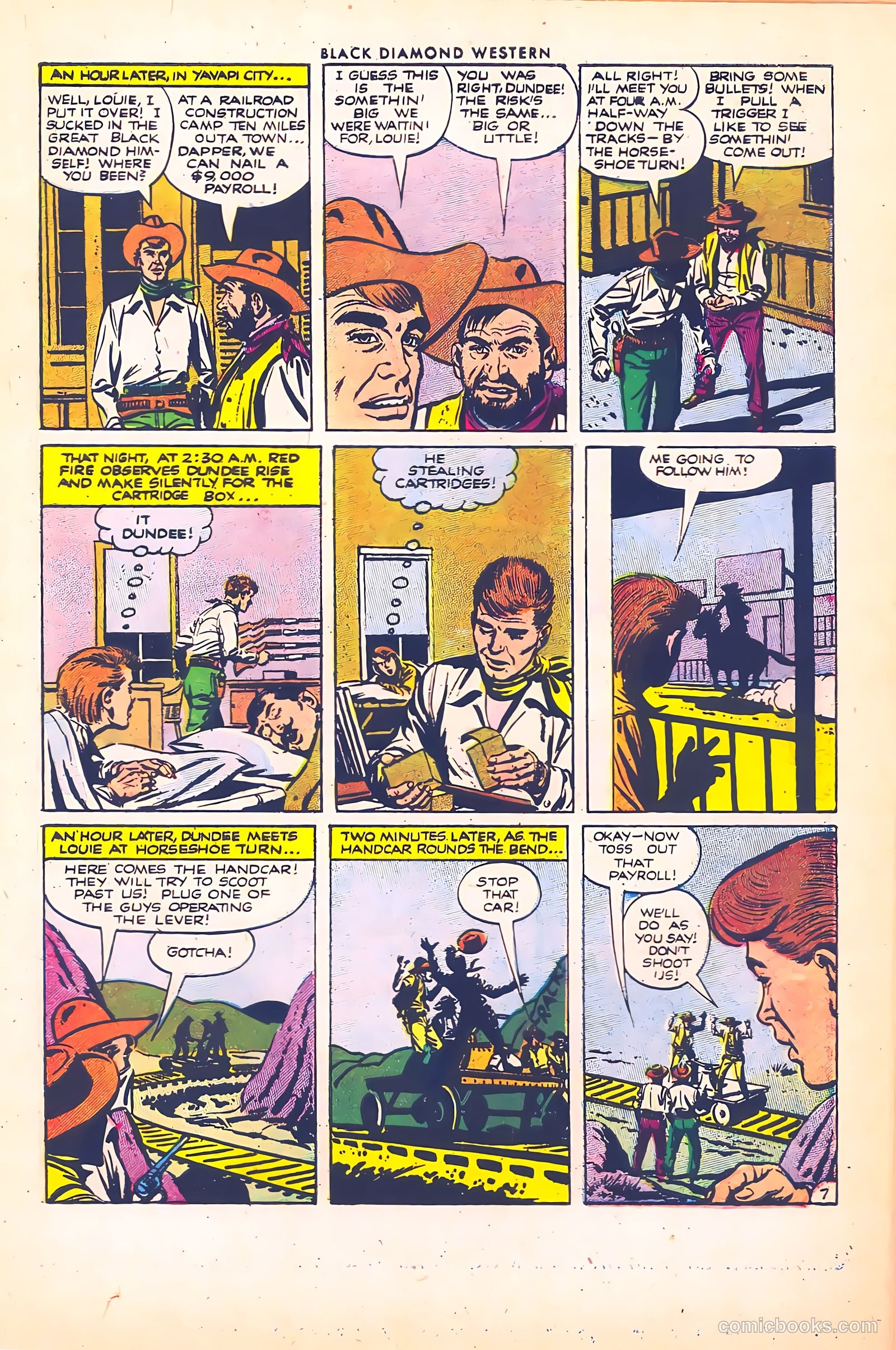 Black Diamond Western #39 (1952) — page 9 of 35