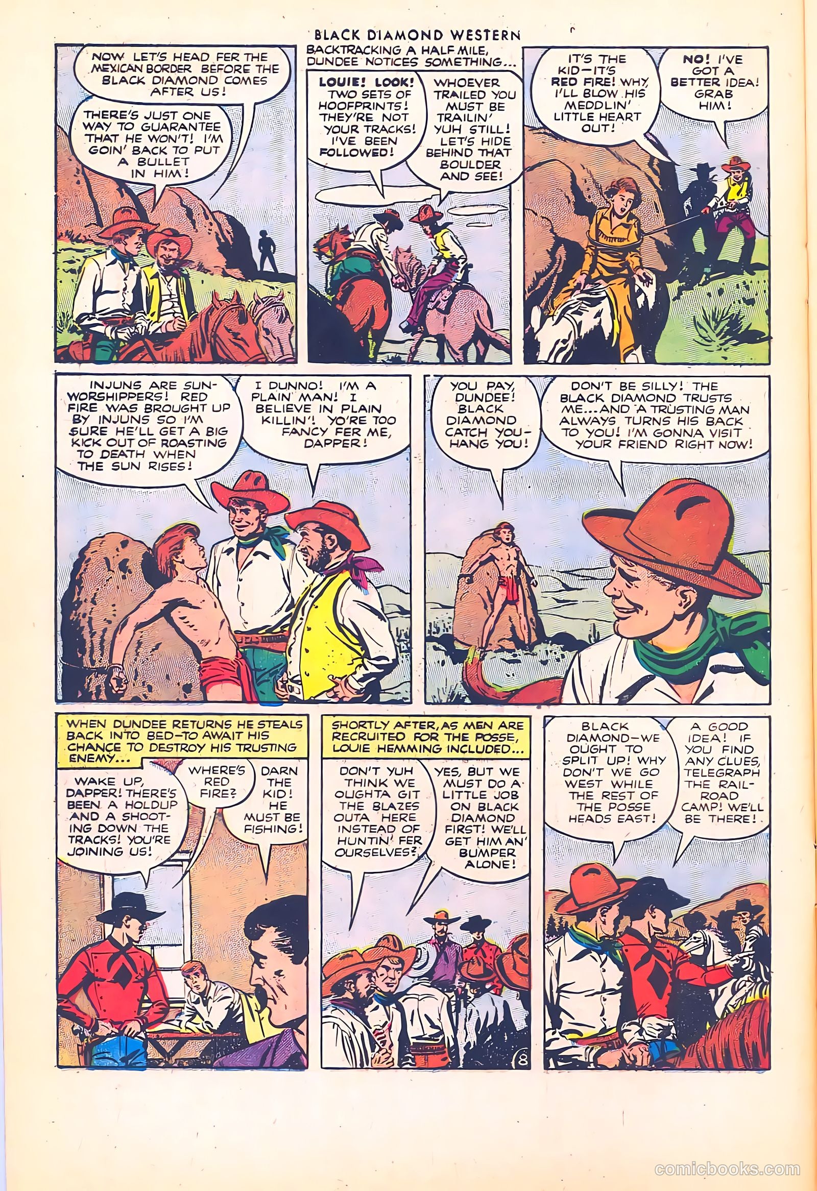 Black Diamond Western #39 (1952) — page 10 of 35