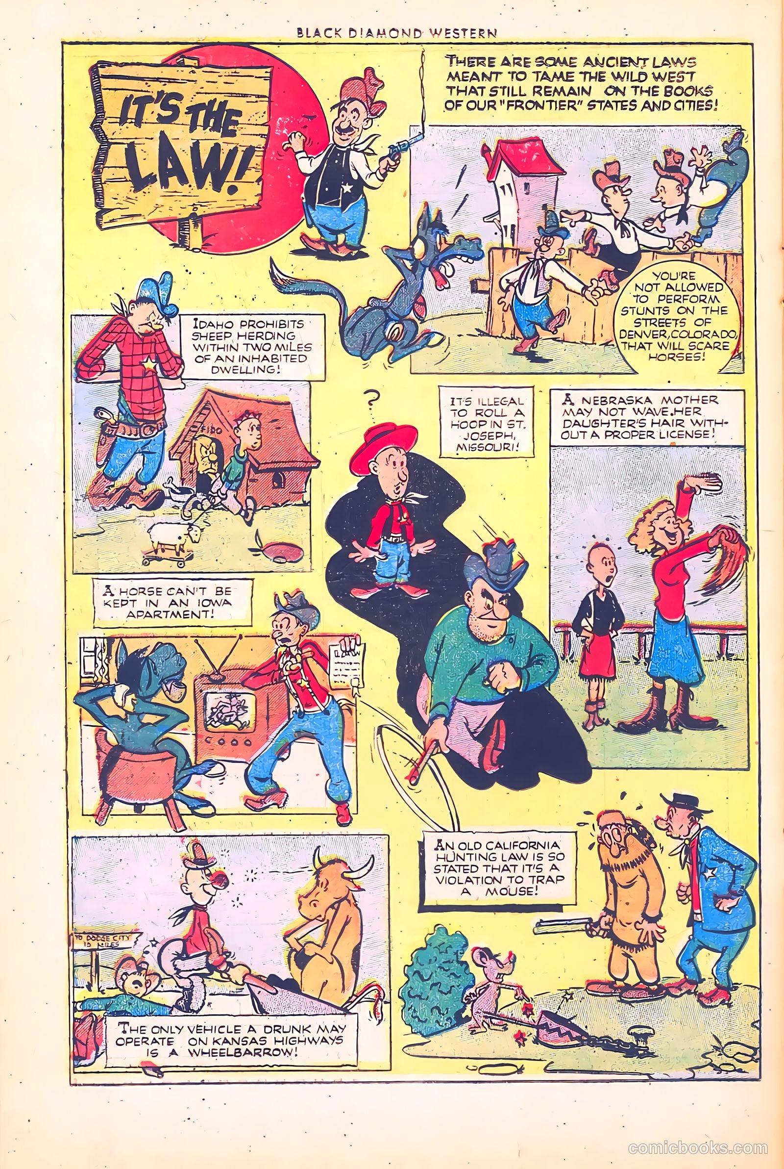 Black Diamond Western #39 (1952) — page 14 of 35