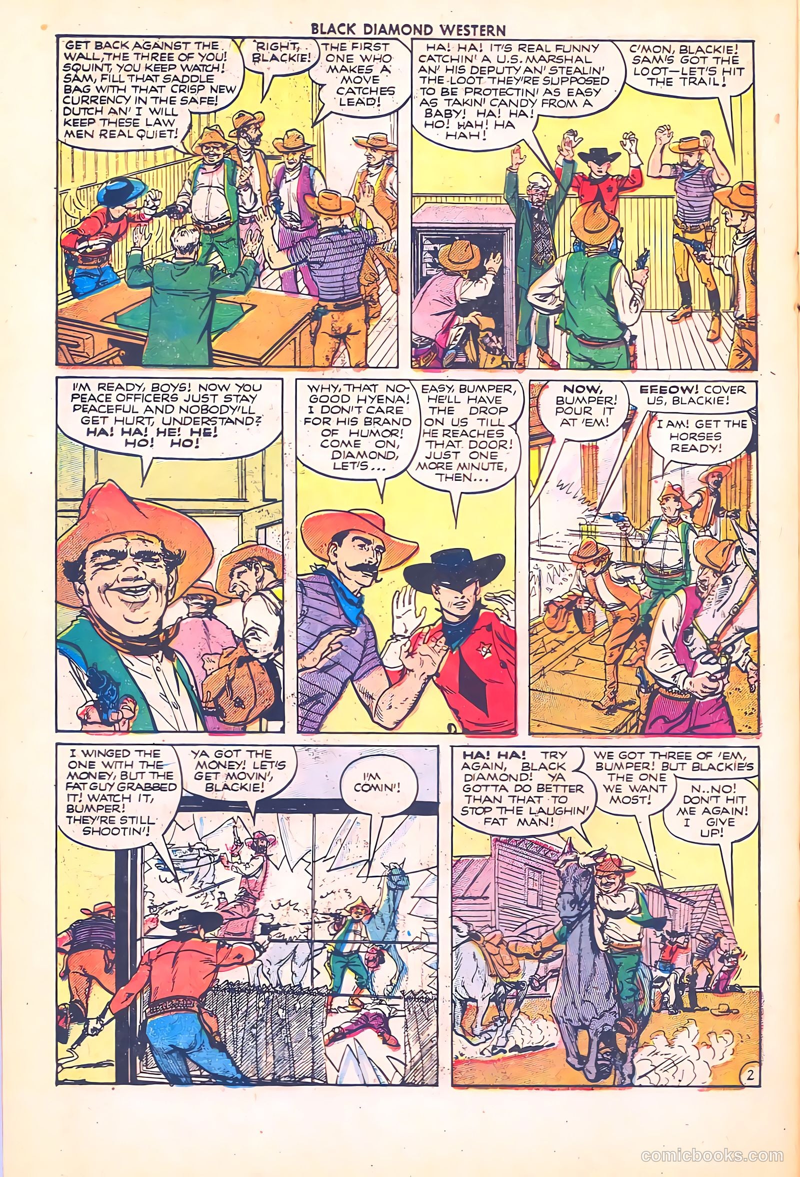 Black Diamond Western #39 (1952) — page 16 of 35