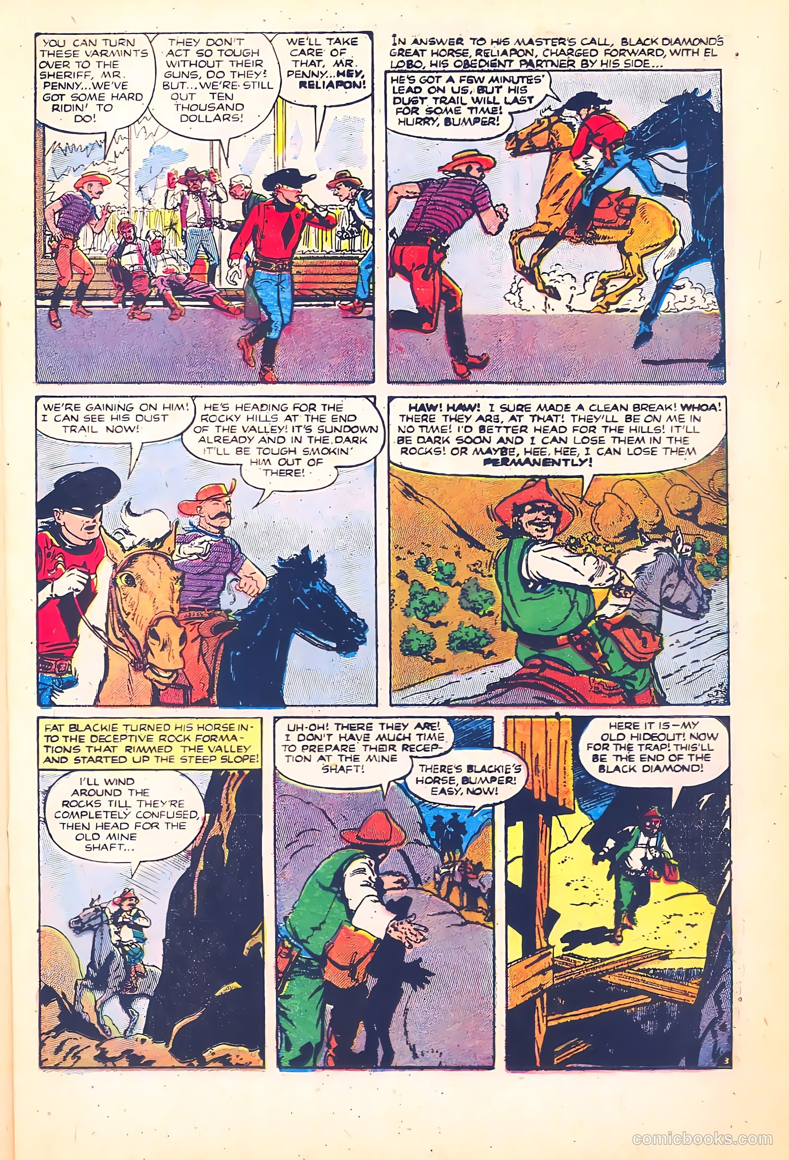 Black Diamond Western #39 (1952) — page 17 of 35